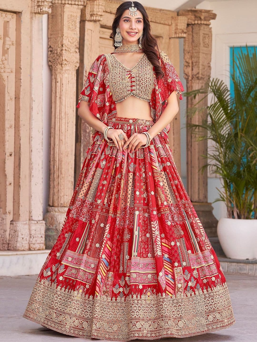 Zeel Clothing Embroidered Ready to Wear Lehenga & - view 1