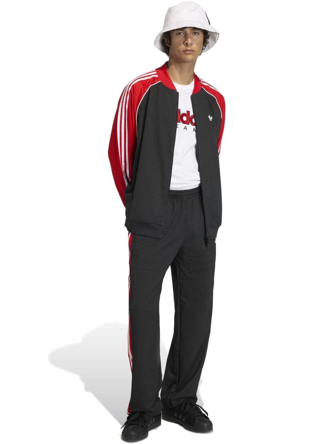 ADIDAS Originals Men Striped Mock Collar Padded Jacket - view 1