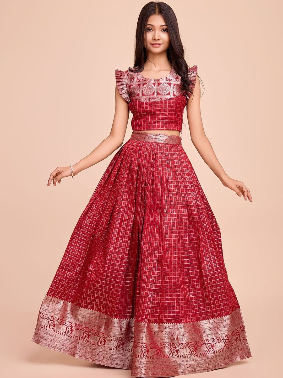 KALINI Girls Ready to Wear Lehenga & - view 1