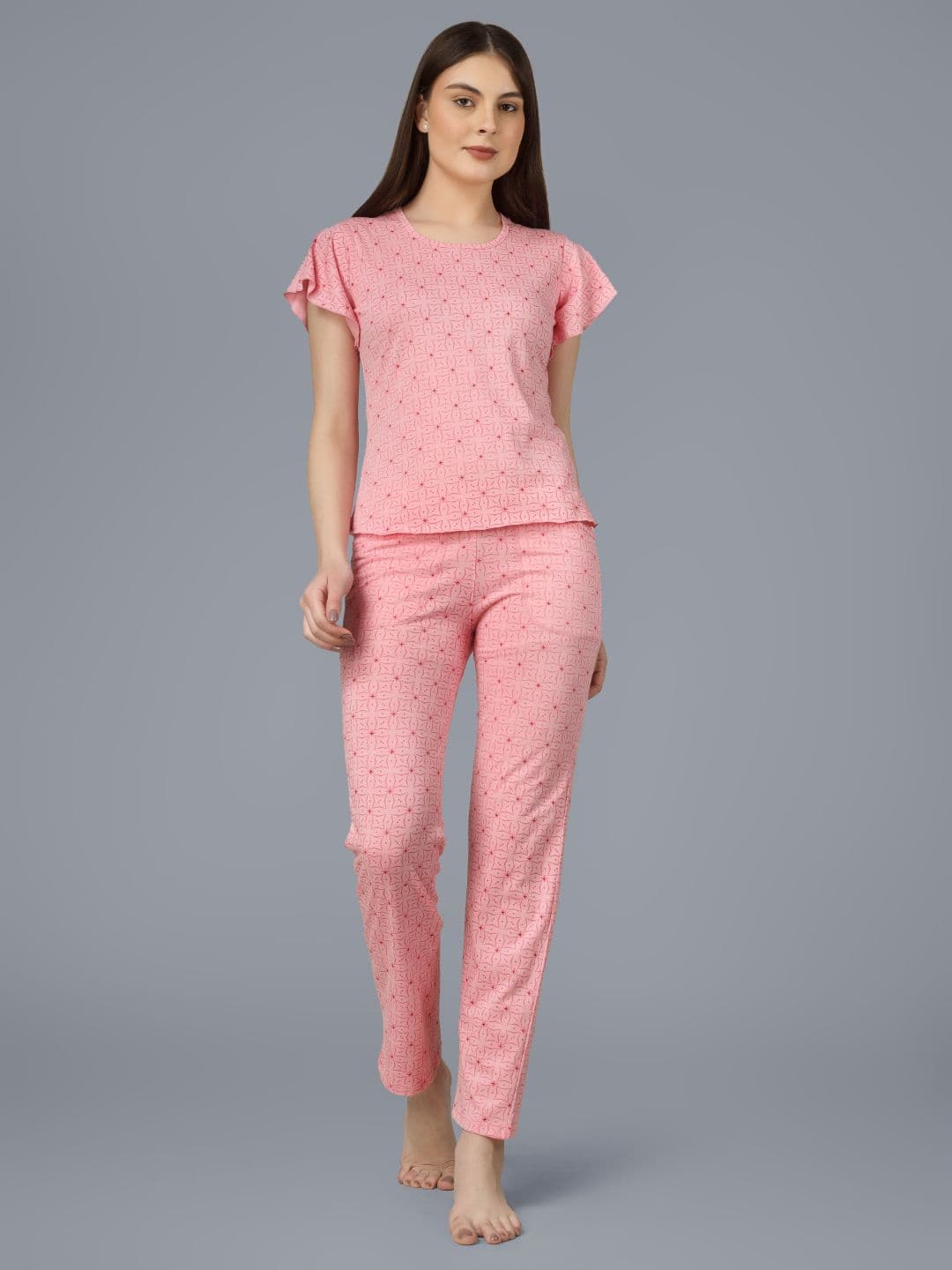 Plus Size Women Printed Night suit - view 1
