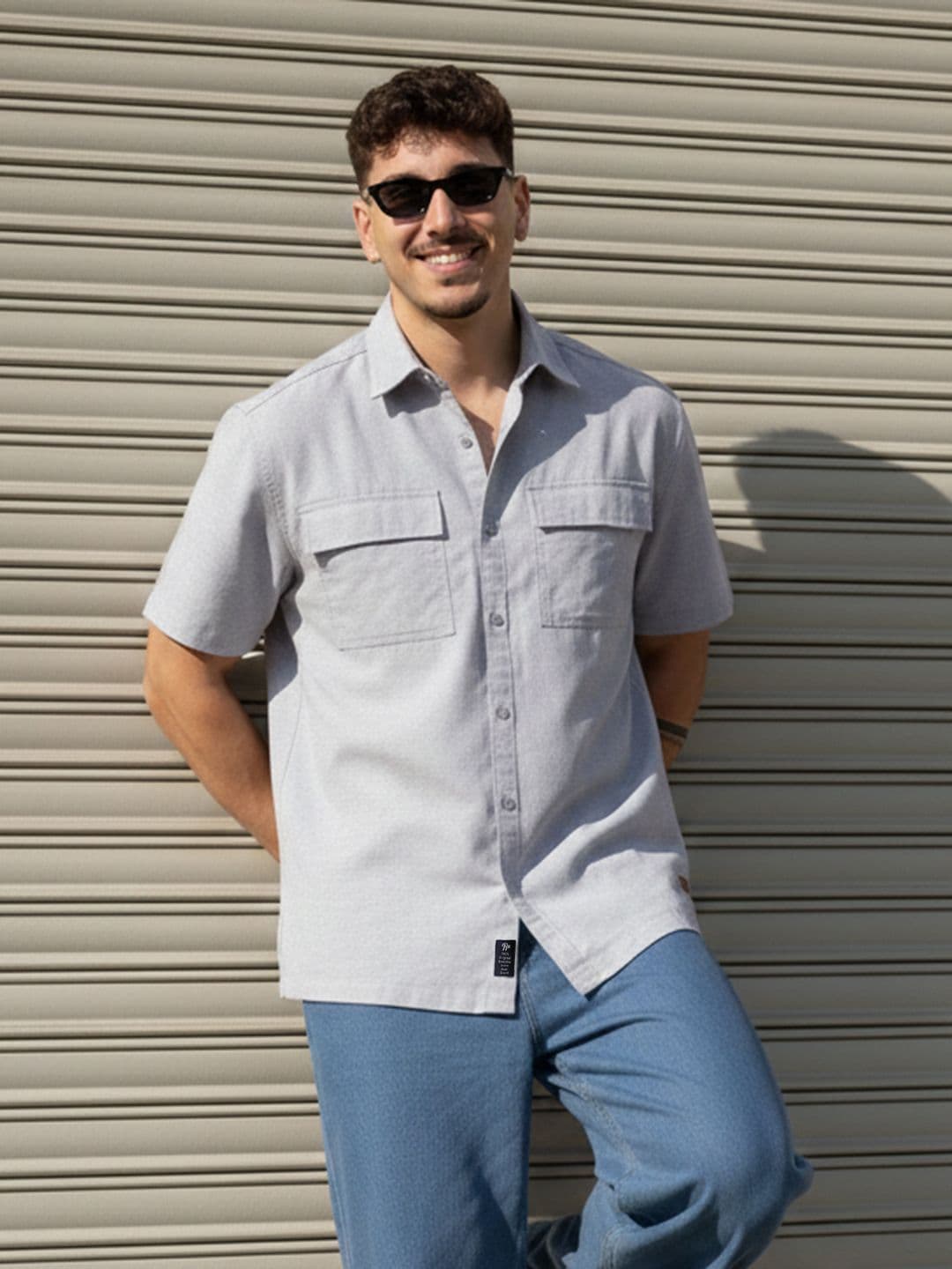 The Roadster Life Co. Chest Pocket Detail Relaxed Casual Shirt - view 1