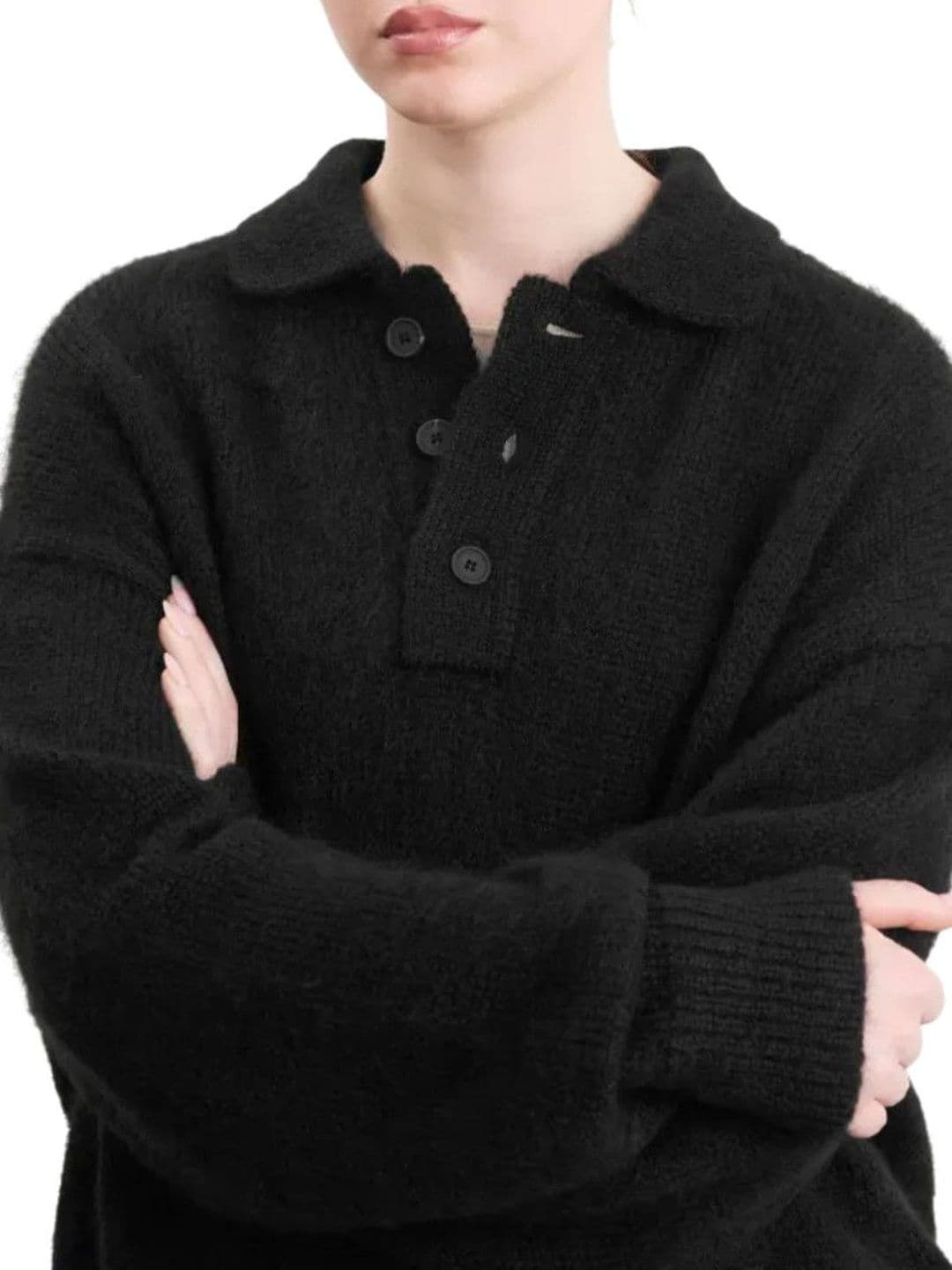 Studio Nicholson Black Dune Sweater