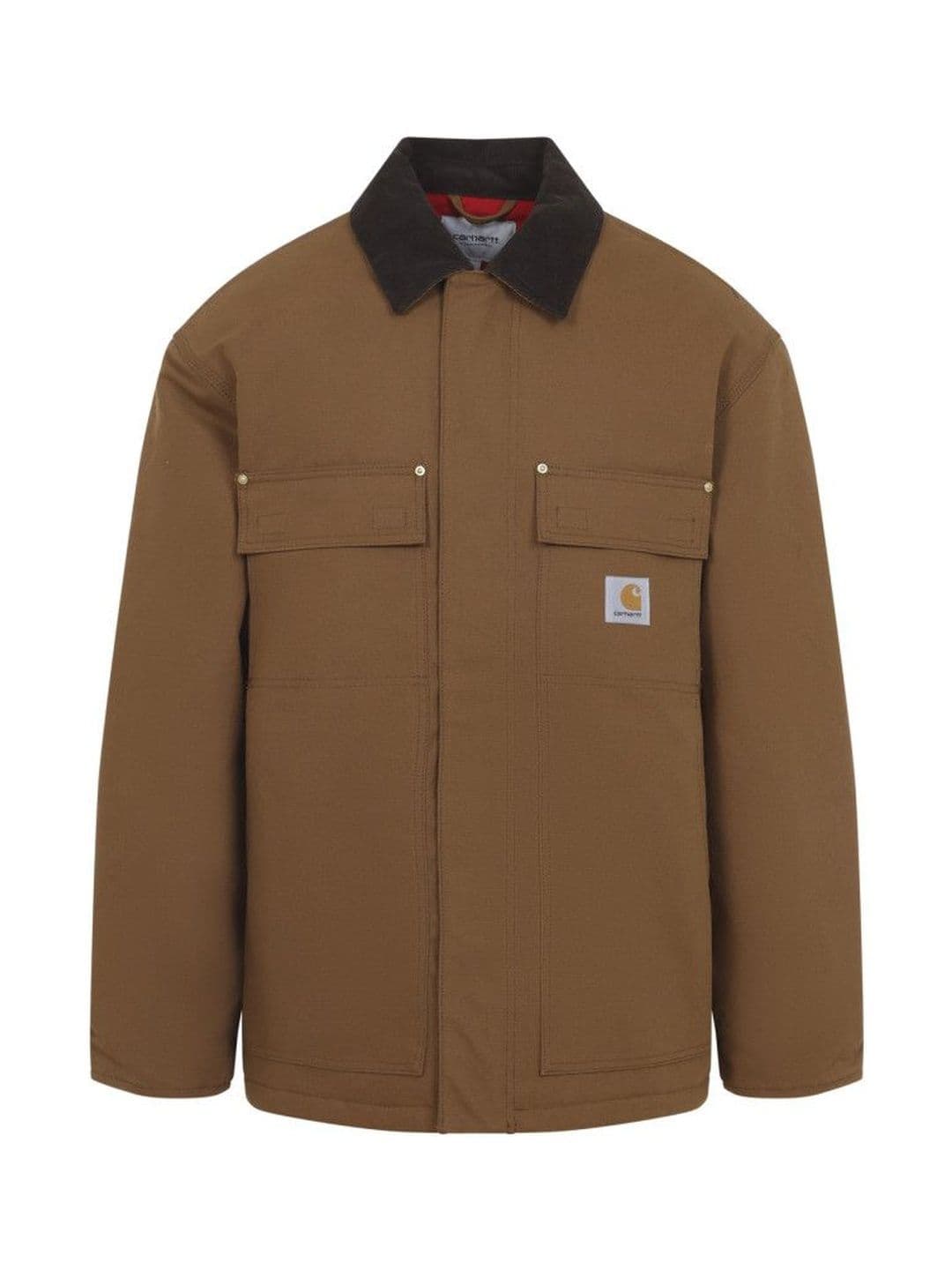 Carhartt Brown Loose Fit Logo Patch Jacket - view 1
