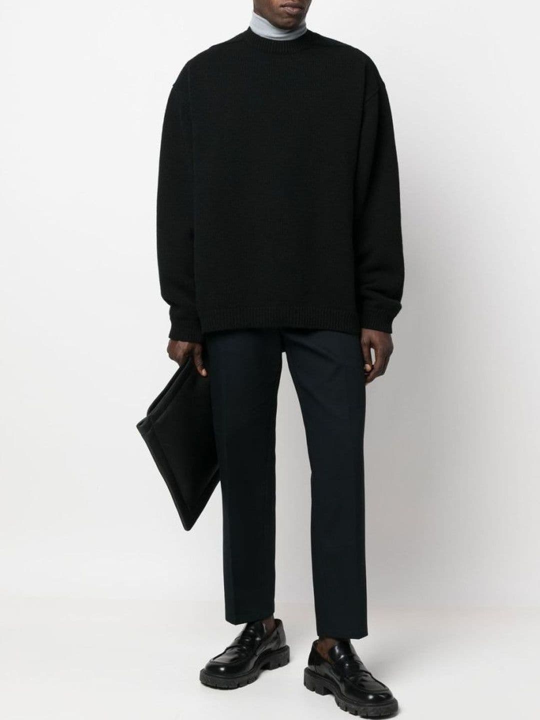 Studio Nicholson Black Wool Sweater