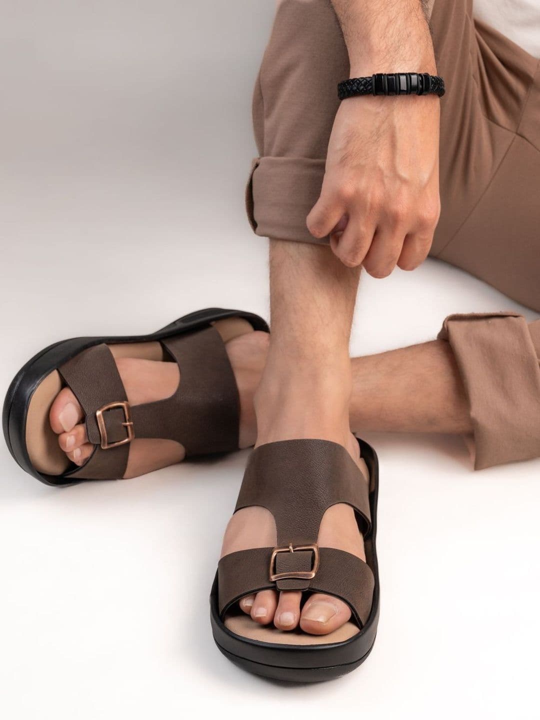 The Roadster Lifestyle Co Men Lightweight Slip-On Comfort Sandals - view 1