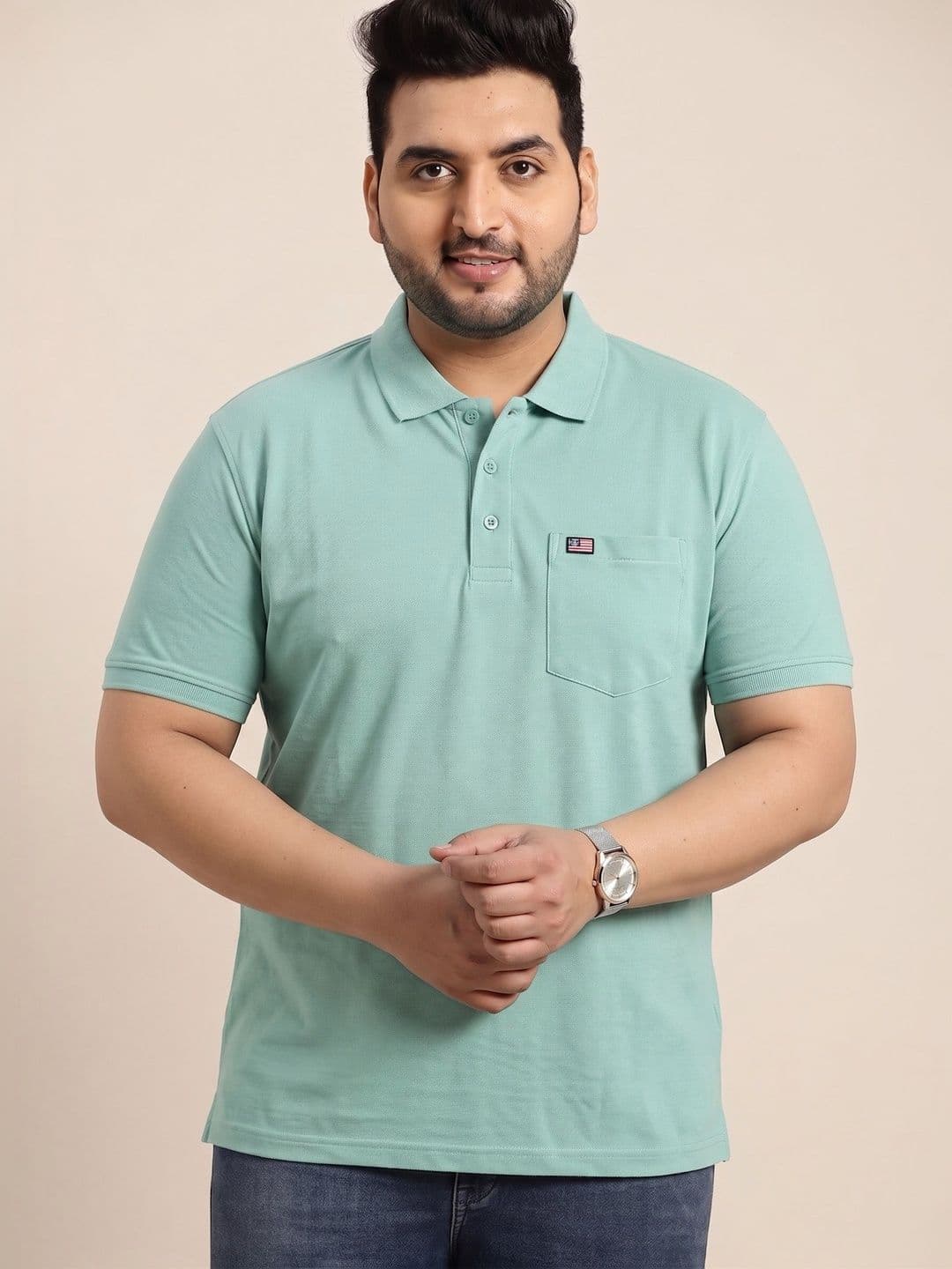 SANDPIPER Men Polo Collar Pockets T-shirt - view 1