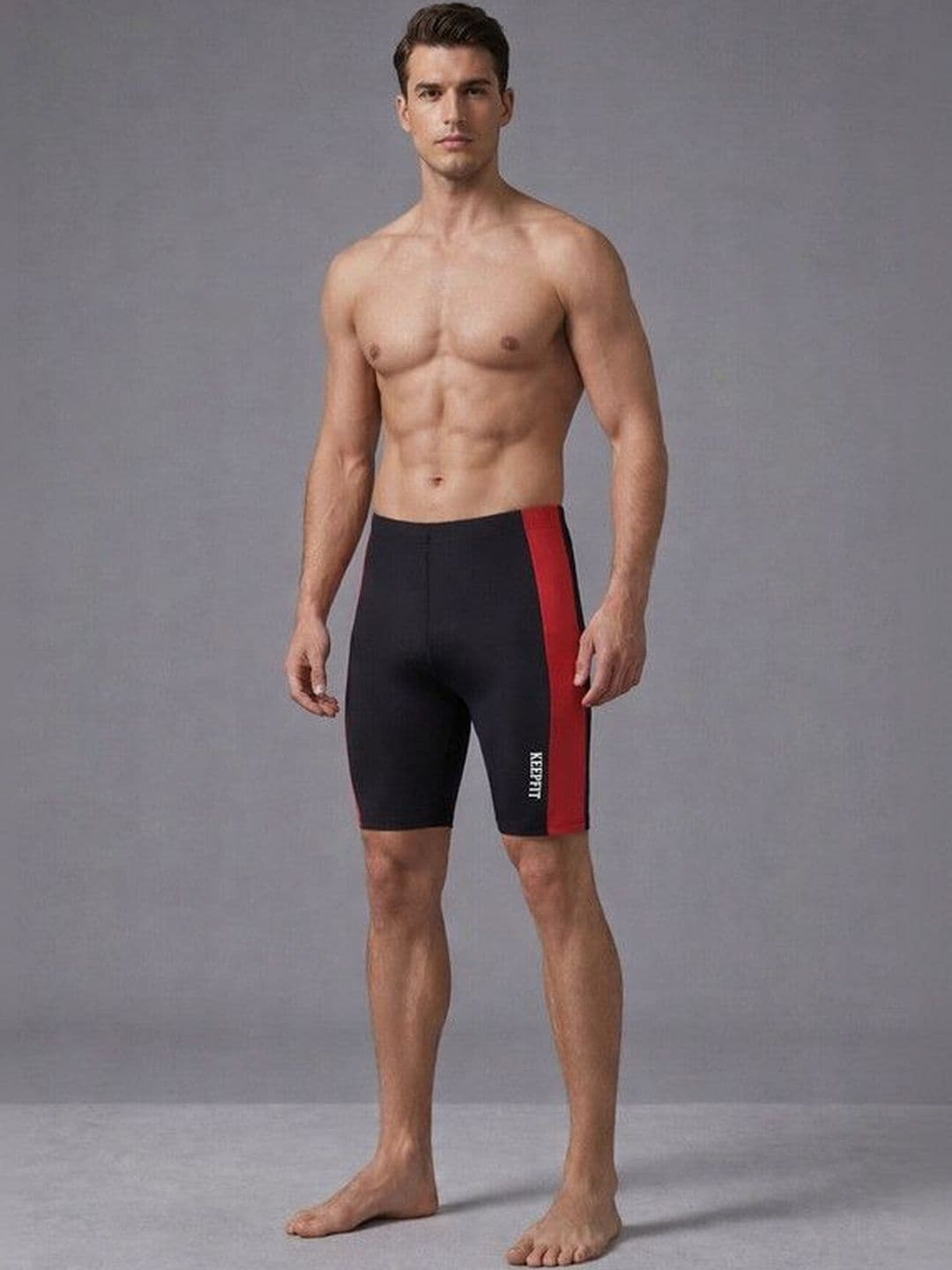 Keepfit Men Colourblocked Swim Shorts Swim Bottoms - view 1
