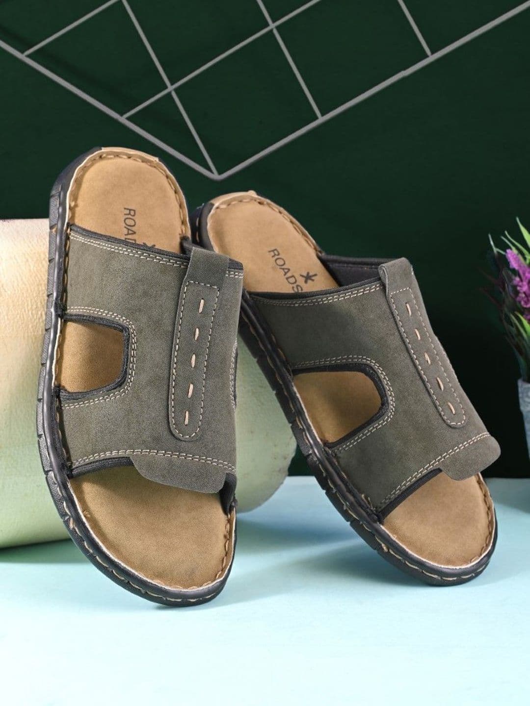 The Roadster Lifestyle Co Men Slip-On Comfort Sandals - view 1