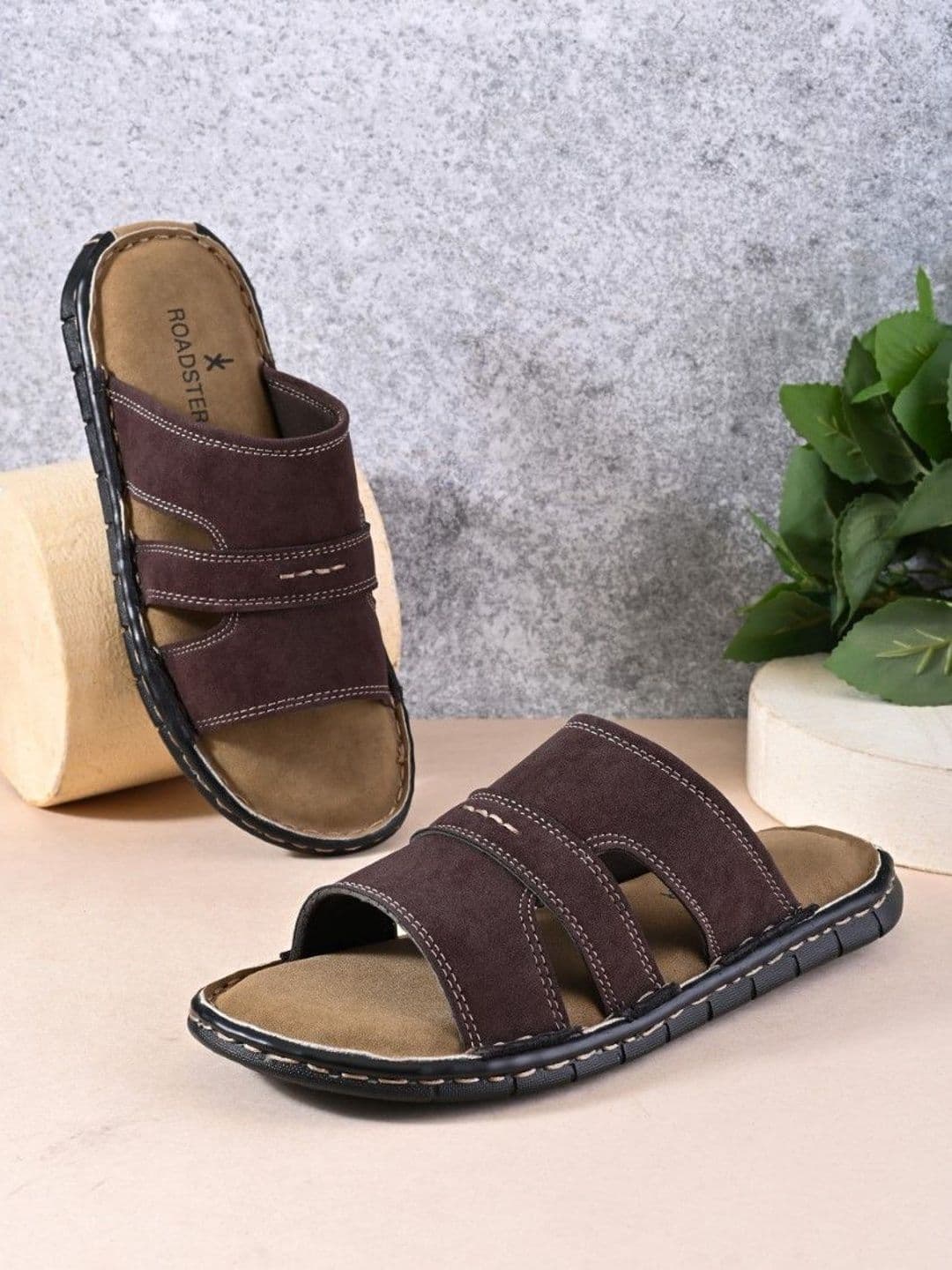 The Roadster Lifestyle Co Men Slip-On Comfort Sandals - view 1