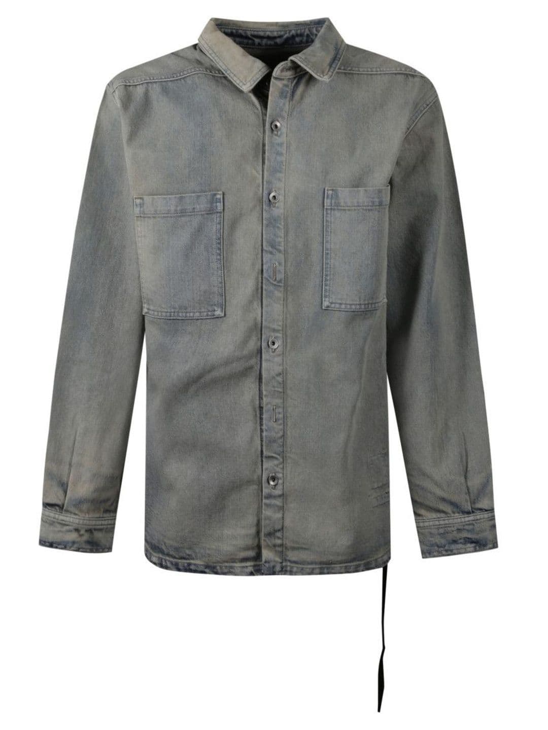 Rick Owens Blue Jumbo Denim Jacket - view 1