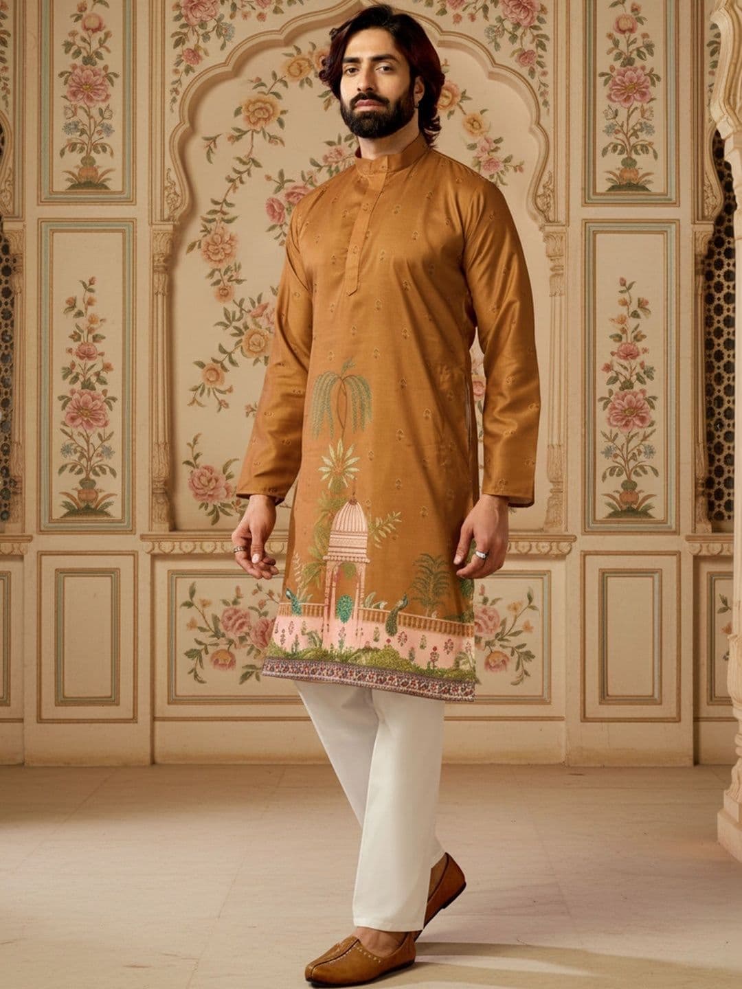 RANGRAAG Men Ethnic Motifs Printed Kurta - view 1