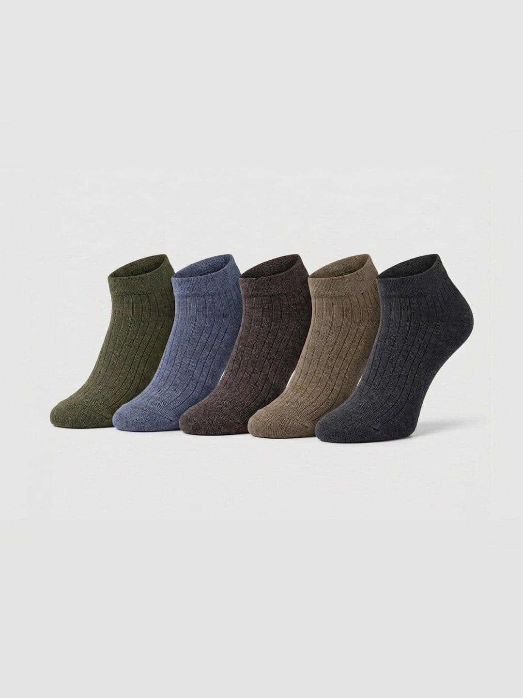 Moda Rapido Men Pack of 5 Cotton Assorted Patterned Ankle Length Socks - view 1