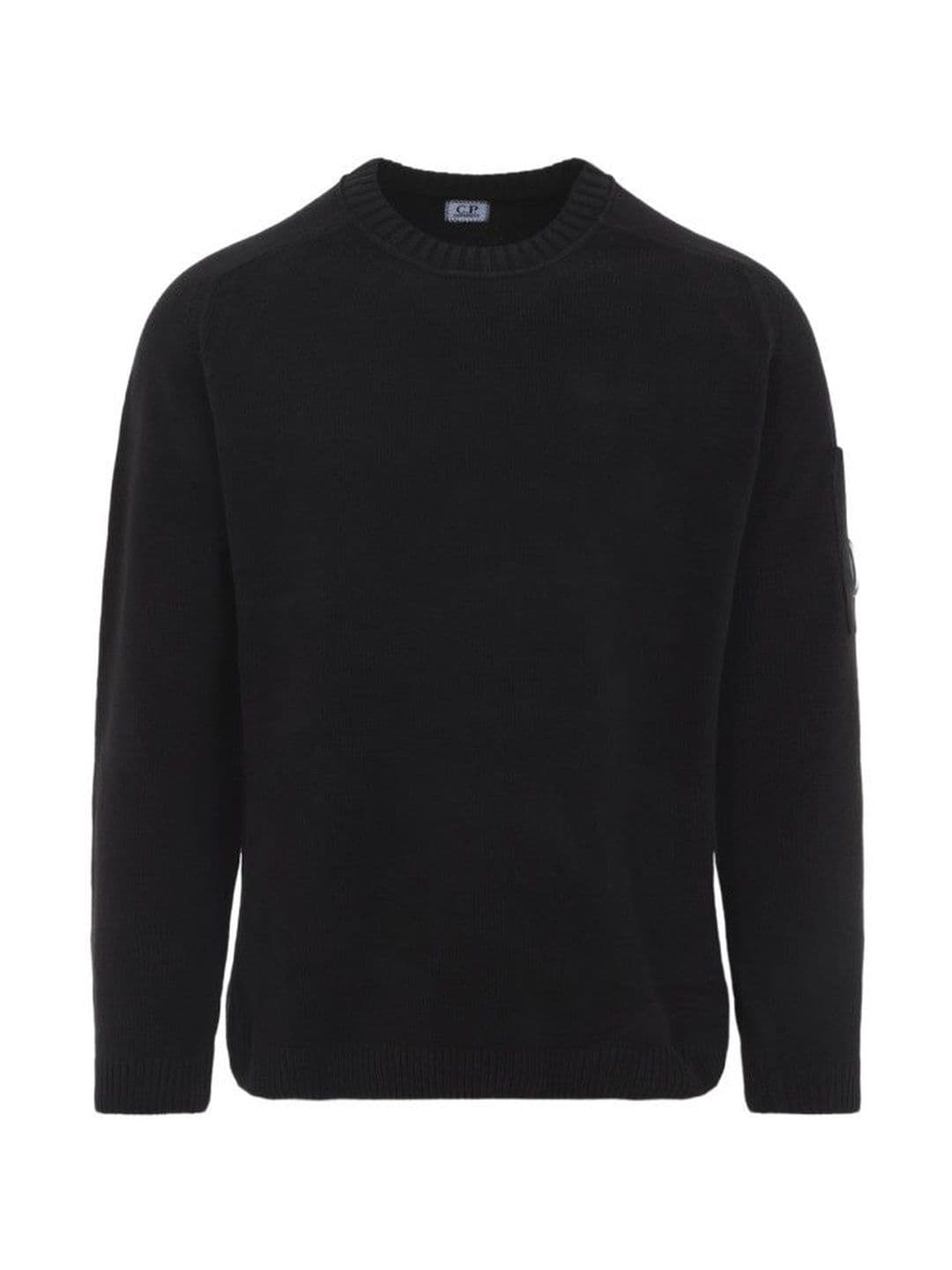 C.P. Company Black Crew-neck Sweater