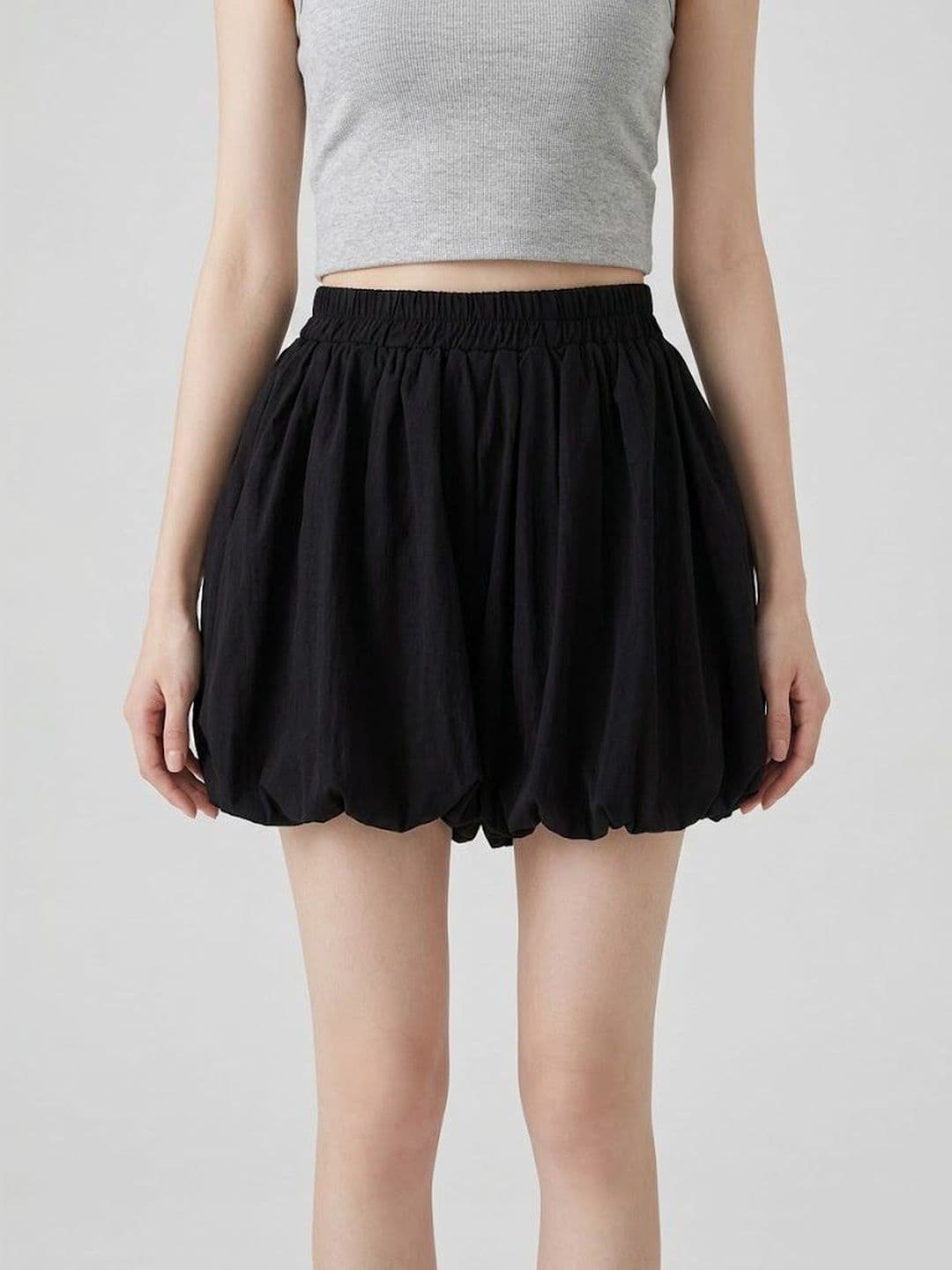 Suo Women Mini Balloon Skirt - view 1