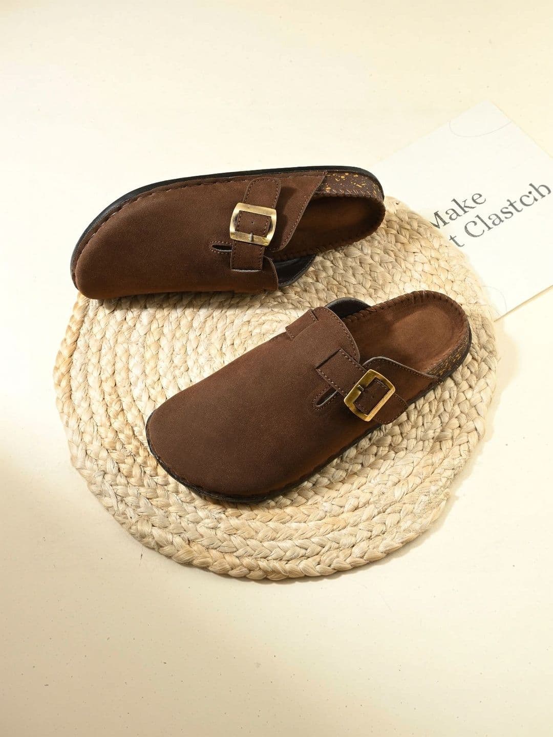 Pocy shoes Men Suede Clogs Sandals - view 1