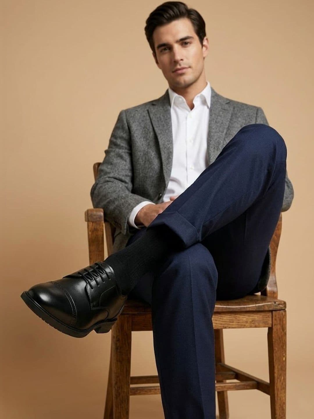 House of Pataudi Men Formal Men Formal Oxfords - view 1