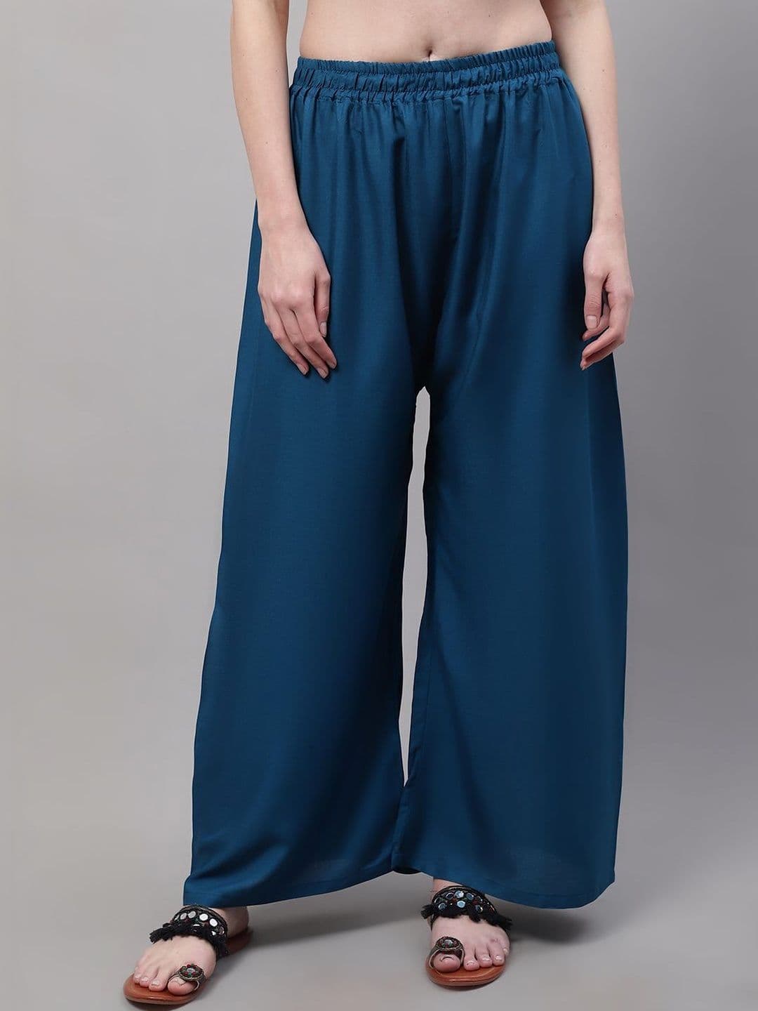KALINI Women 2 Flared Ethnic Palazzos - view 1