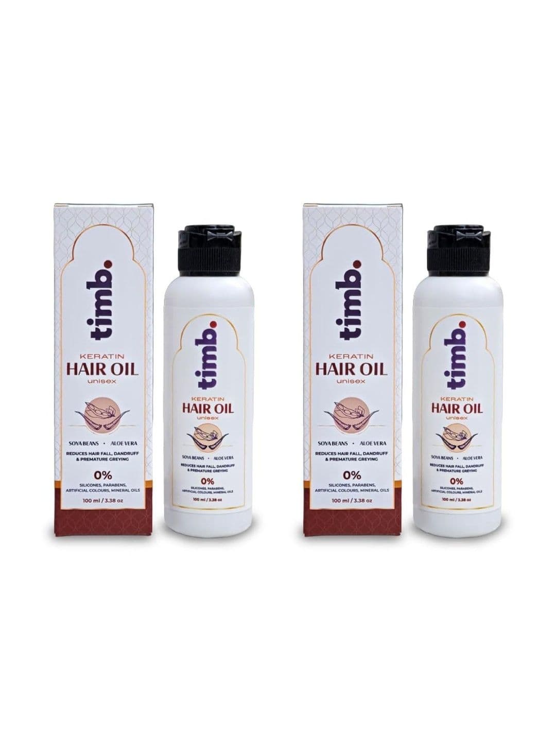 timb. Set Of 2 Keratin Hair Oil - 100 ml Each - view 1