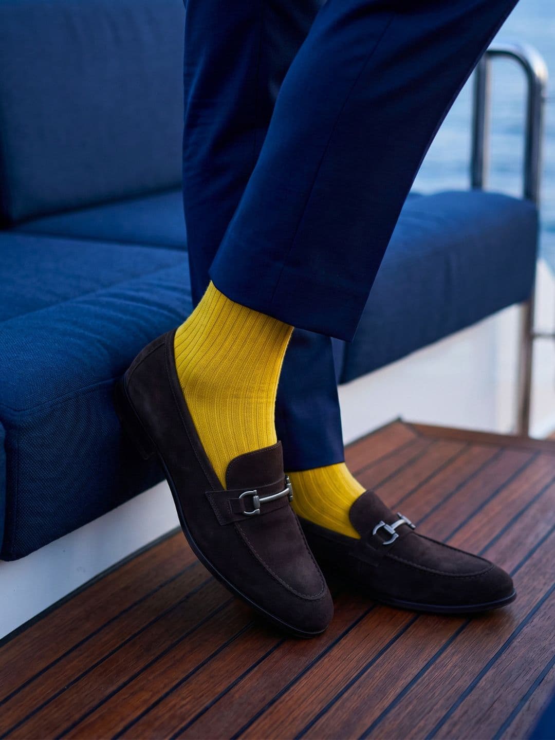 Dynamocks Unisex Solid Anti-Microbial Calf -Length Socks - view 1