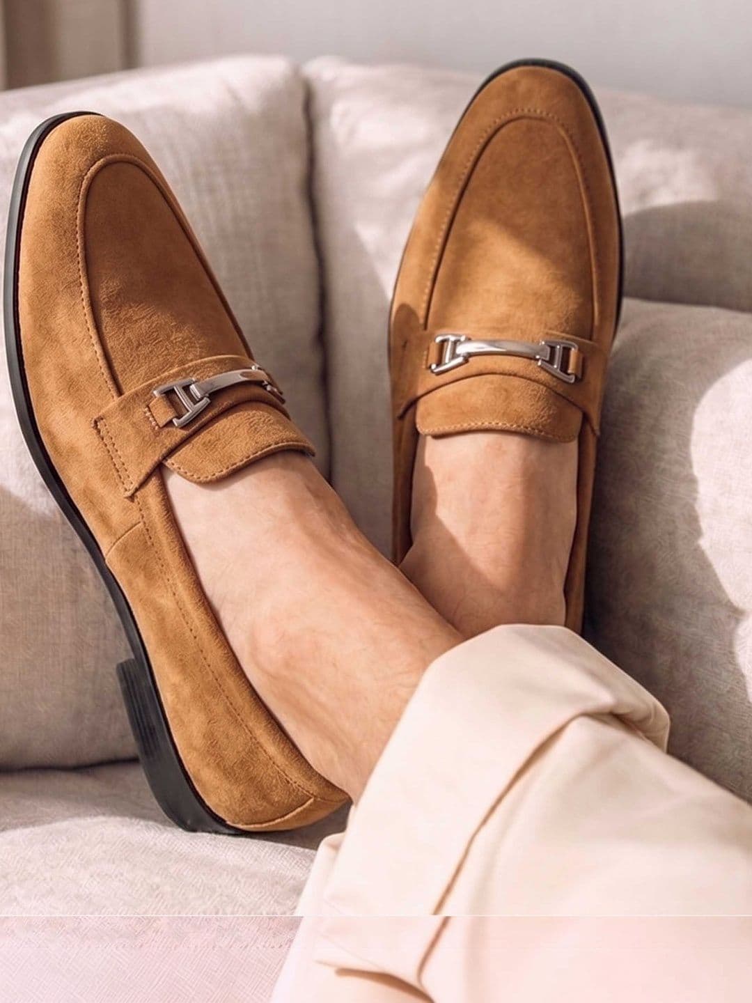 HERE&NOW Men Solid Formal Loafers - view 1