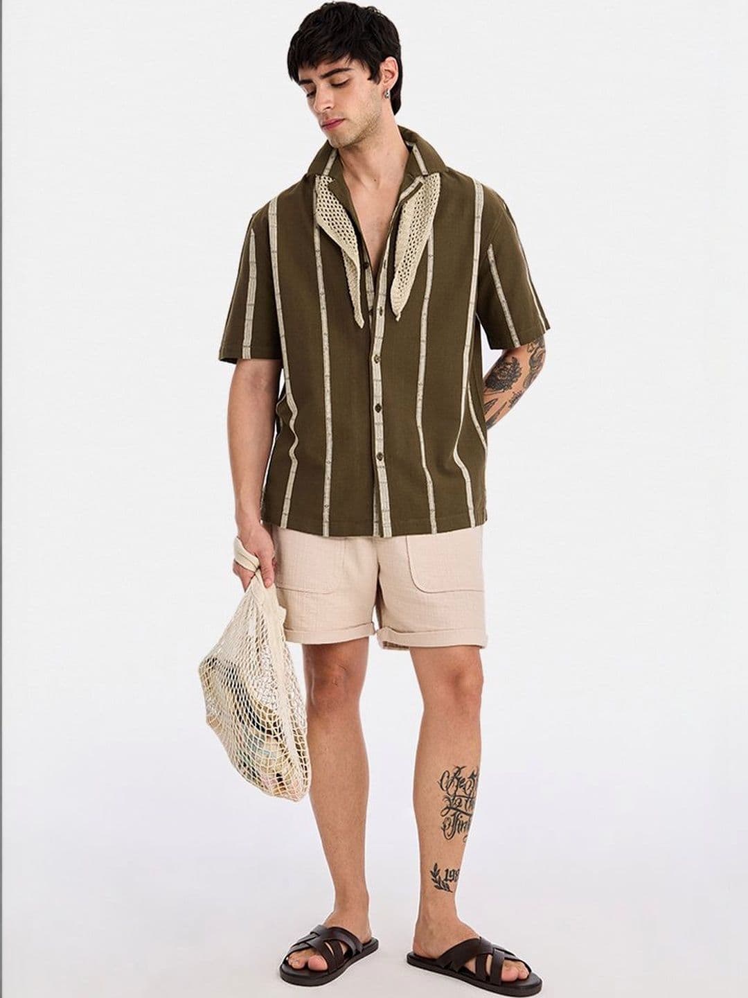 Snitch Men Boxy Printed Casual Shirt - view 1