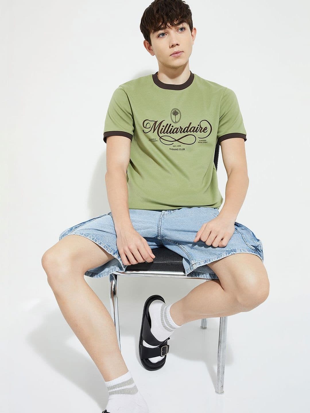 max Men Typography Printed T-shirt - view 1