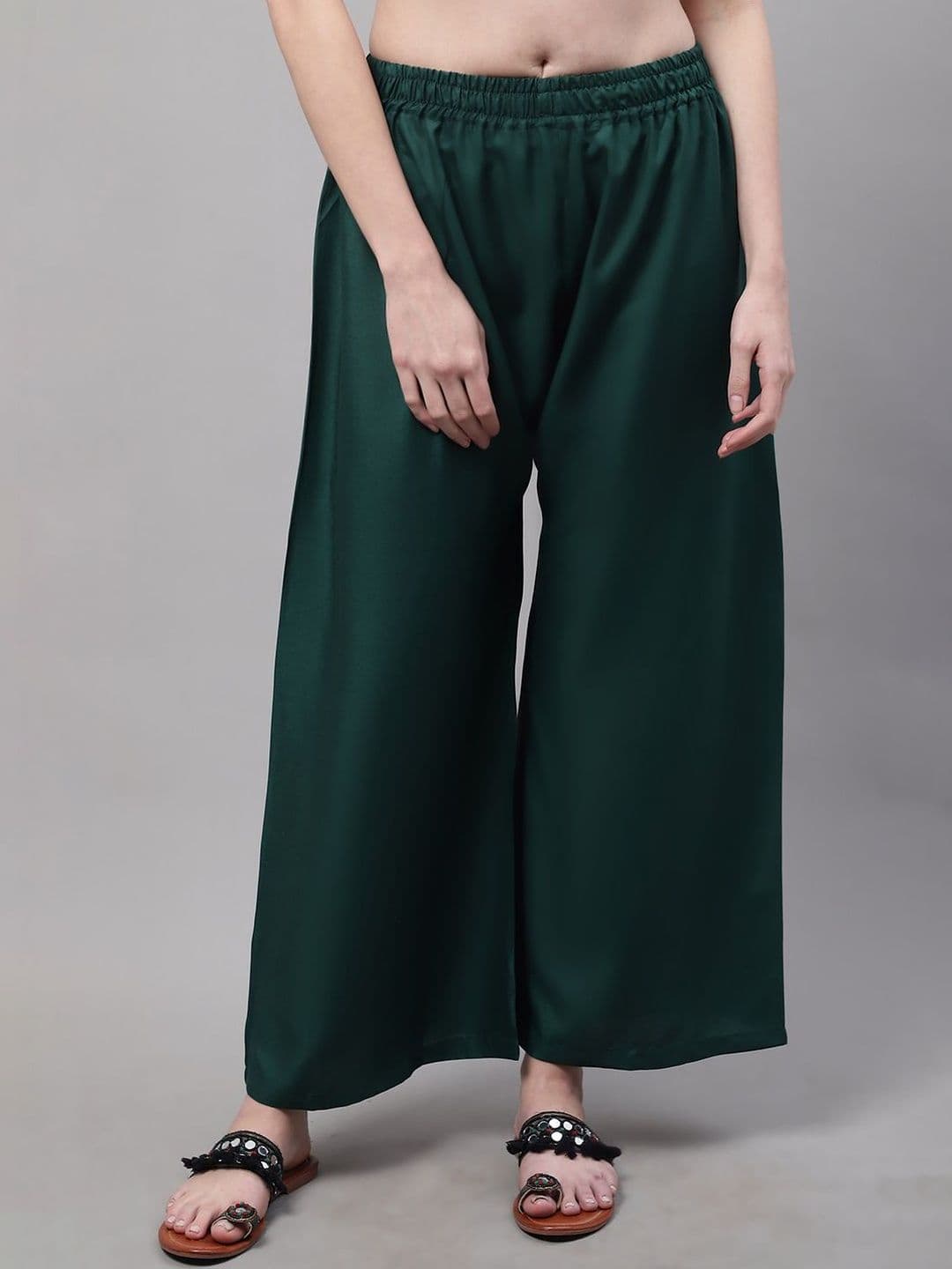 KALINI Women 2 Flared Ethnic Palazzos - view 1