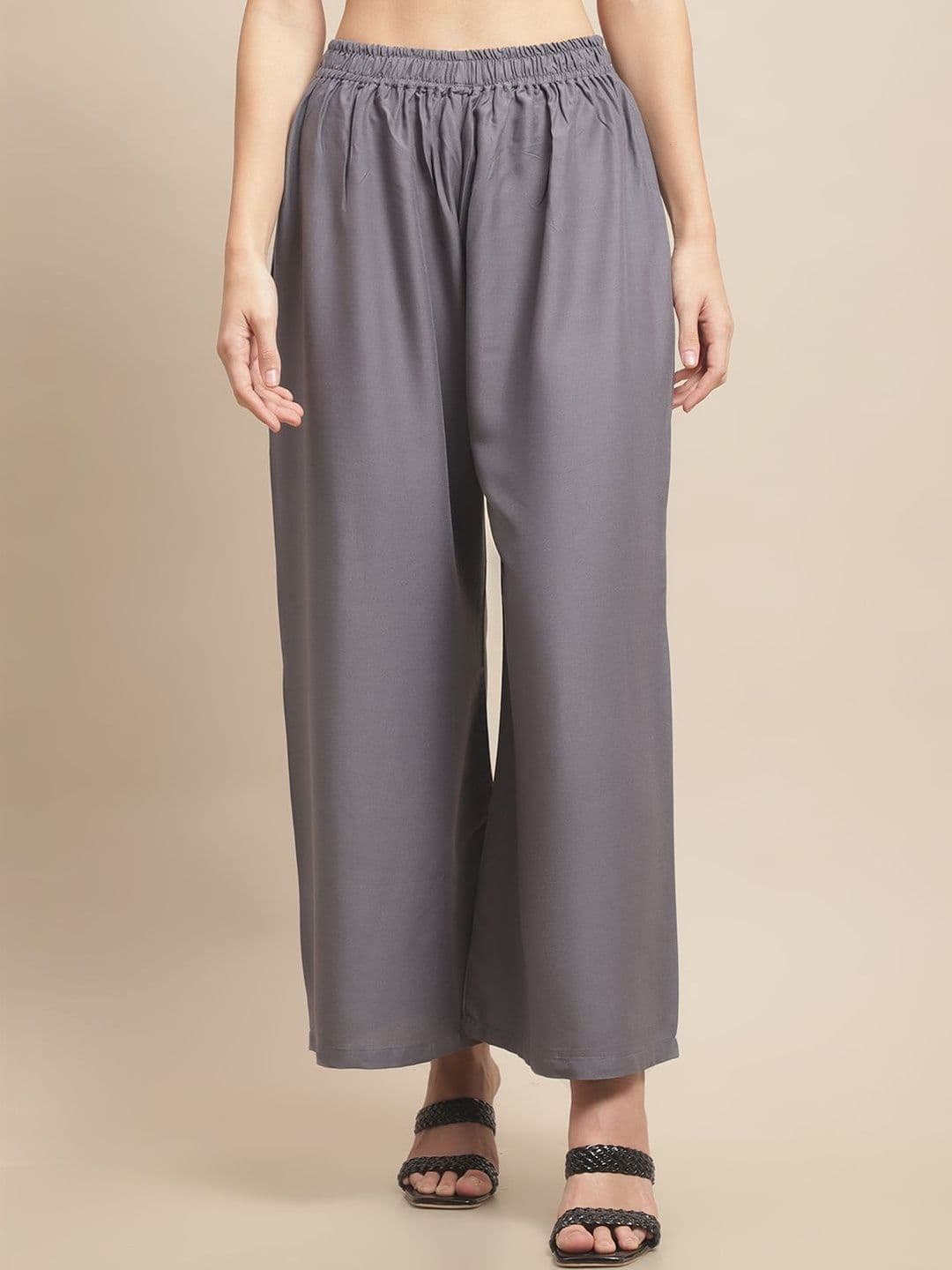 KALINI Women 2 Flared Ethnic Palazzos - view 1