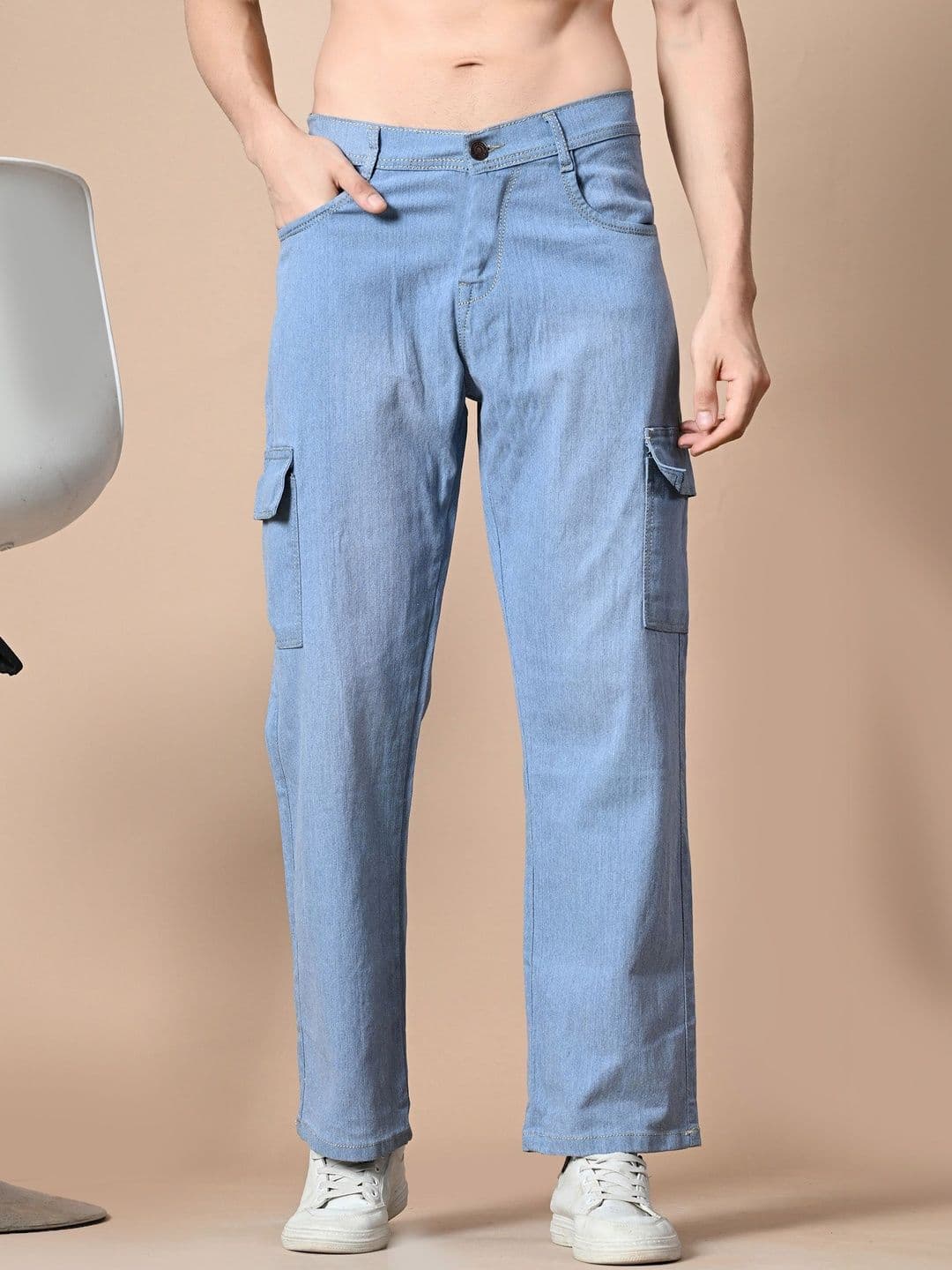 SZN Men Classic Straight Fit Mid-Rise Light Fade Stretchable Jeans - view 1