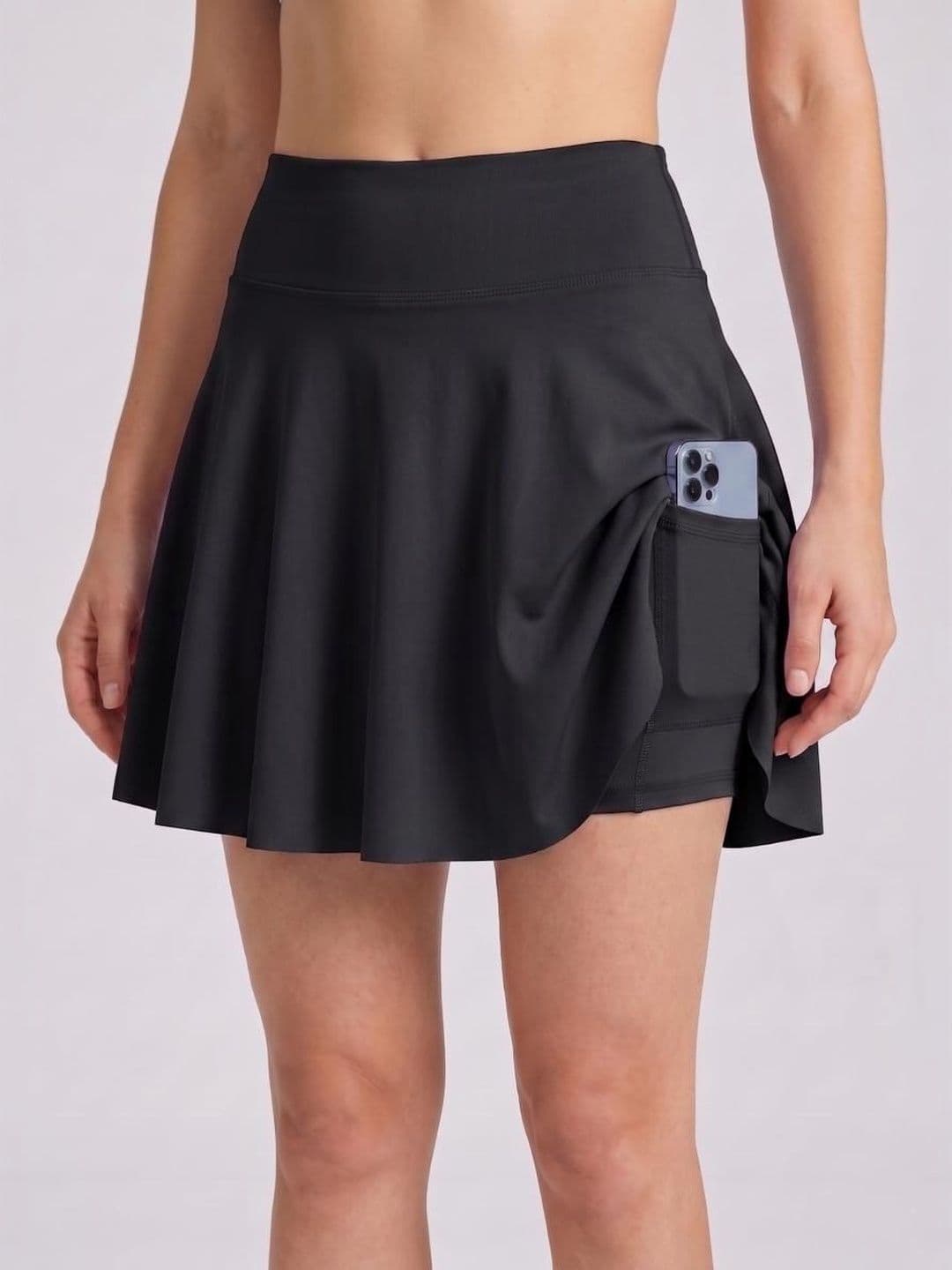 Mehrang Women Cotton Mini Flared Skirt - view 1