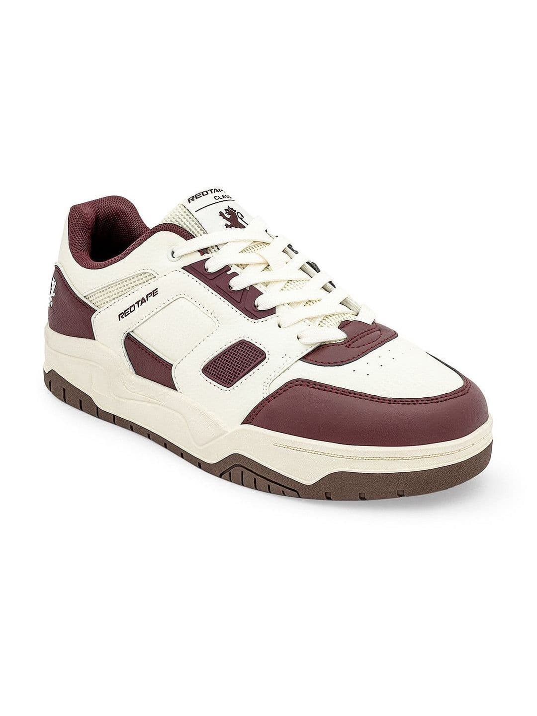 Red Tape Men Colourblocked Lace-Ups Round Toe Sneakers
