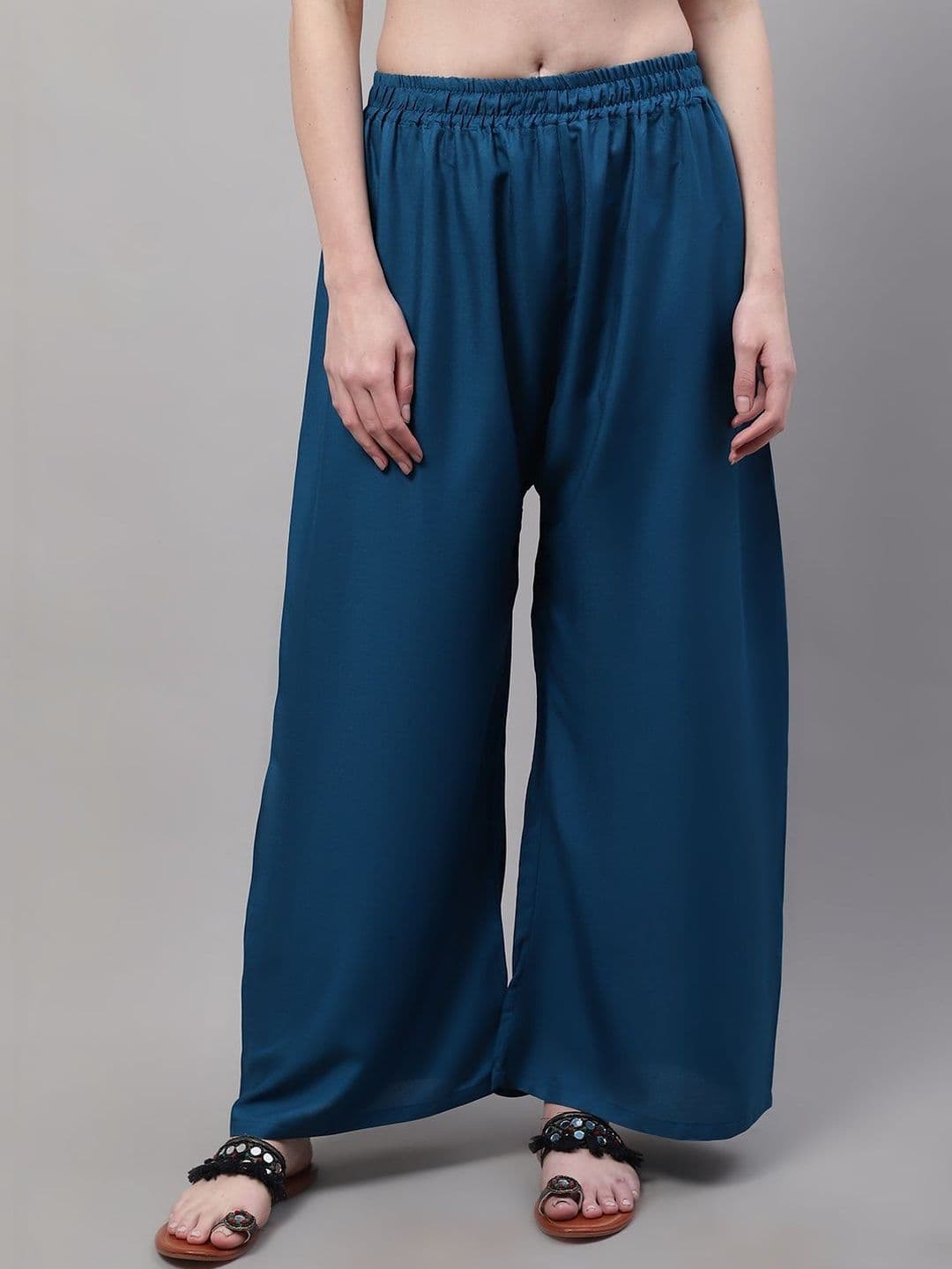KALINI Pack Of 2 Flared Ethnic Palazzos - view 1