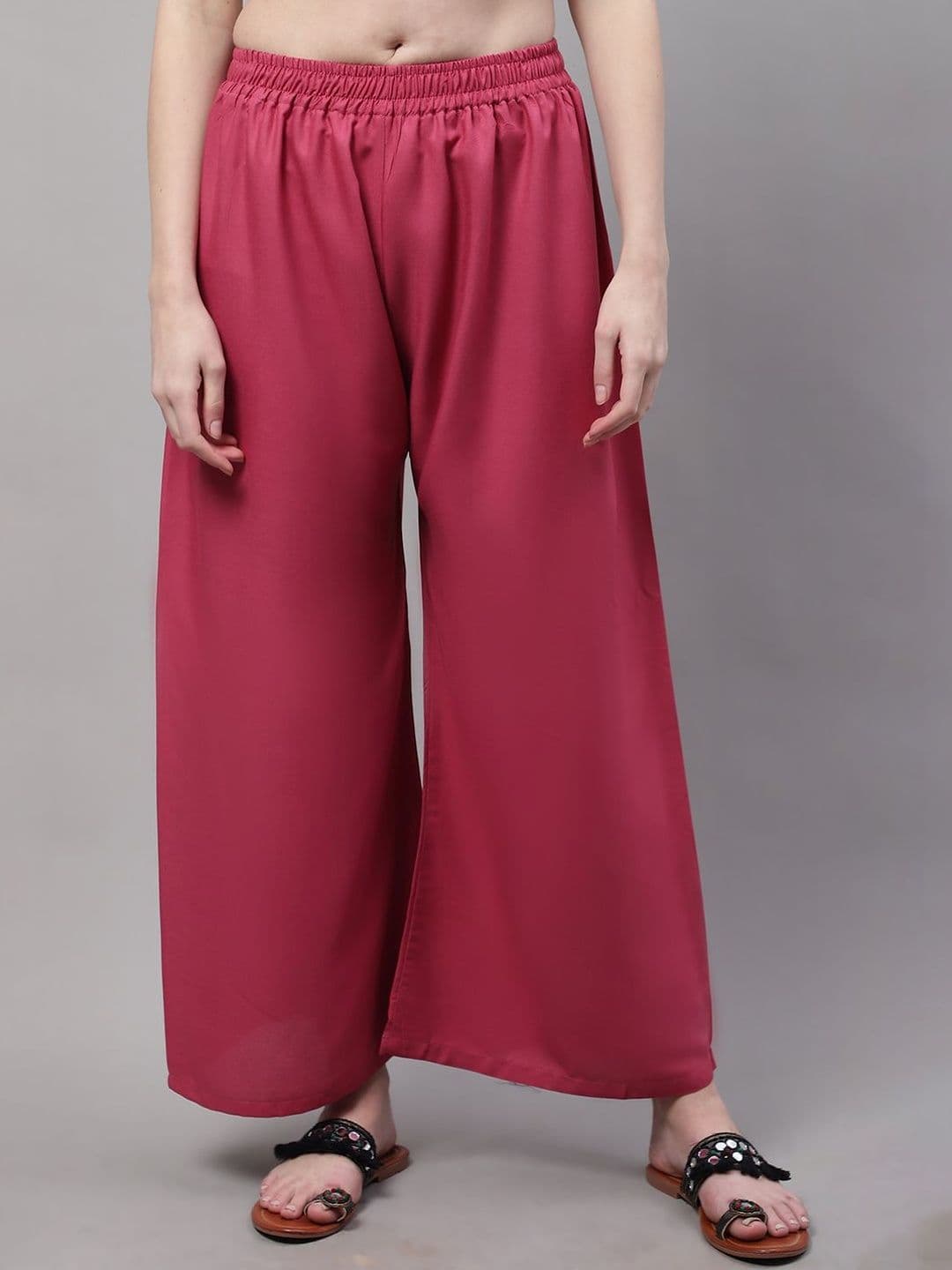 KALINI Women 2 Flared Ethnic Palazzos - view 1