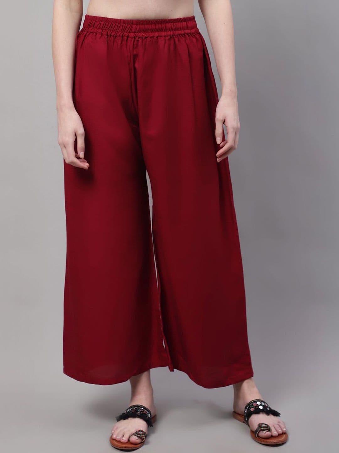 KALINI Women 2 Flared Ethnic Palazzos - view 1