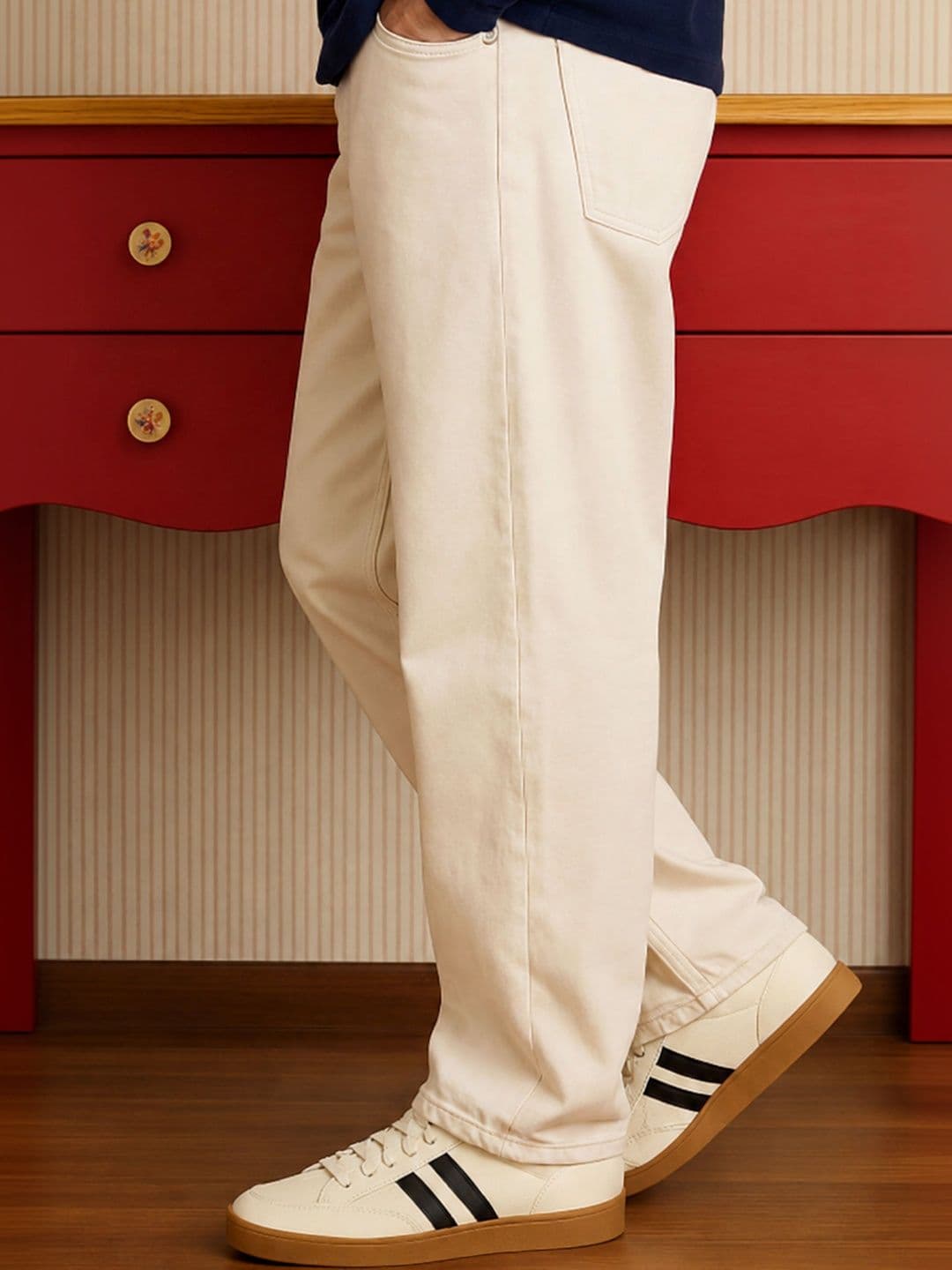 W.T.F - Witnessing True Fashion Men Comfort Relaxed Fit Mid-Rise Jeans - view 1