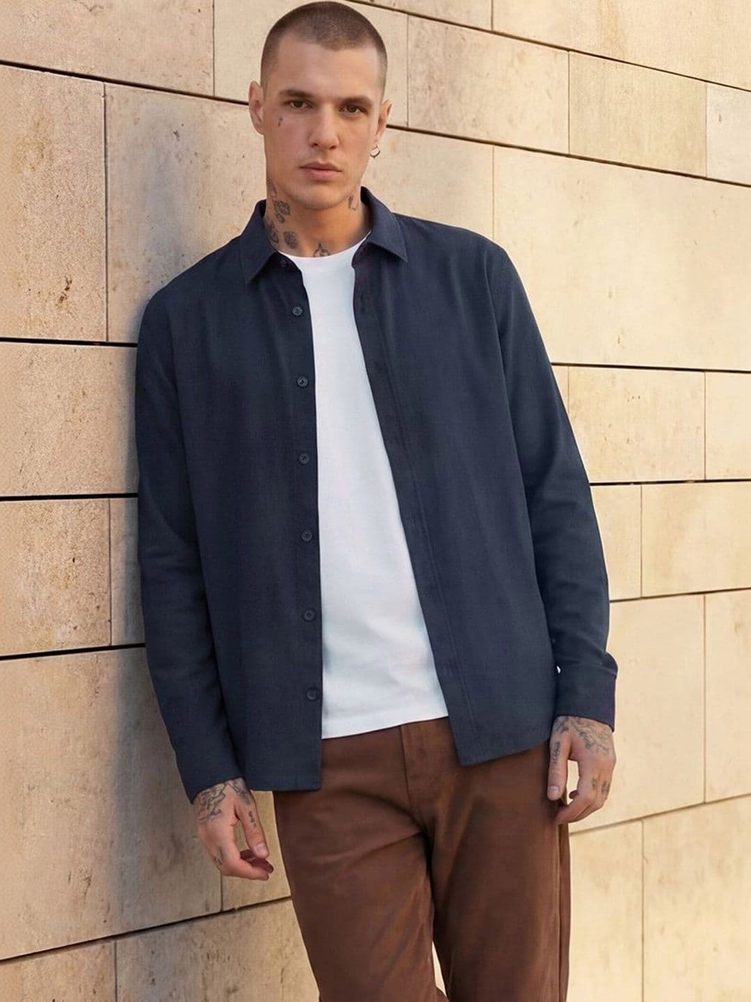 Snitch Men Slim Fit Casual Shirt - view 1