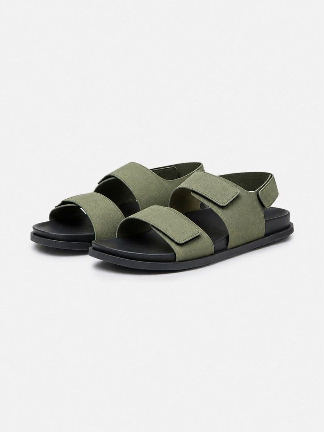 Snitch Men Colourblocked Suede Flatforms