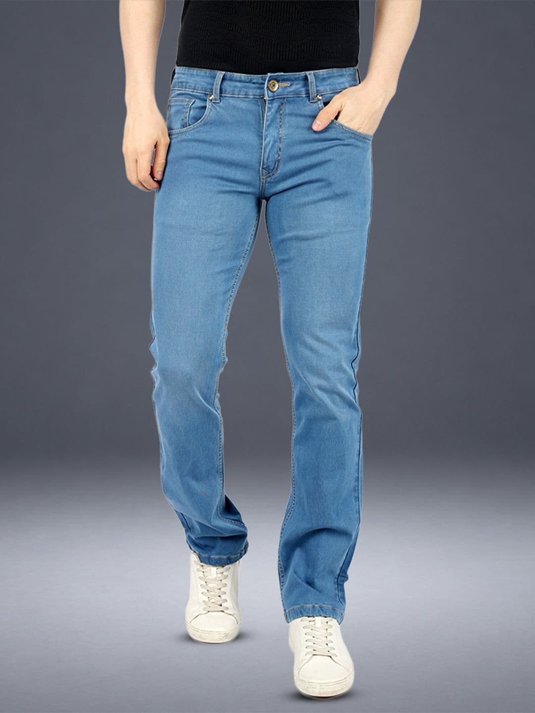 MoorXMoro Men Comfort Straight Fit Mid-Rise Jeans - view 1