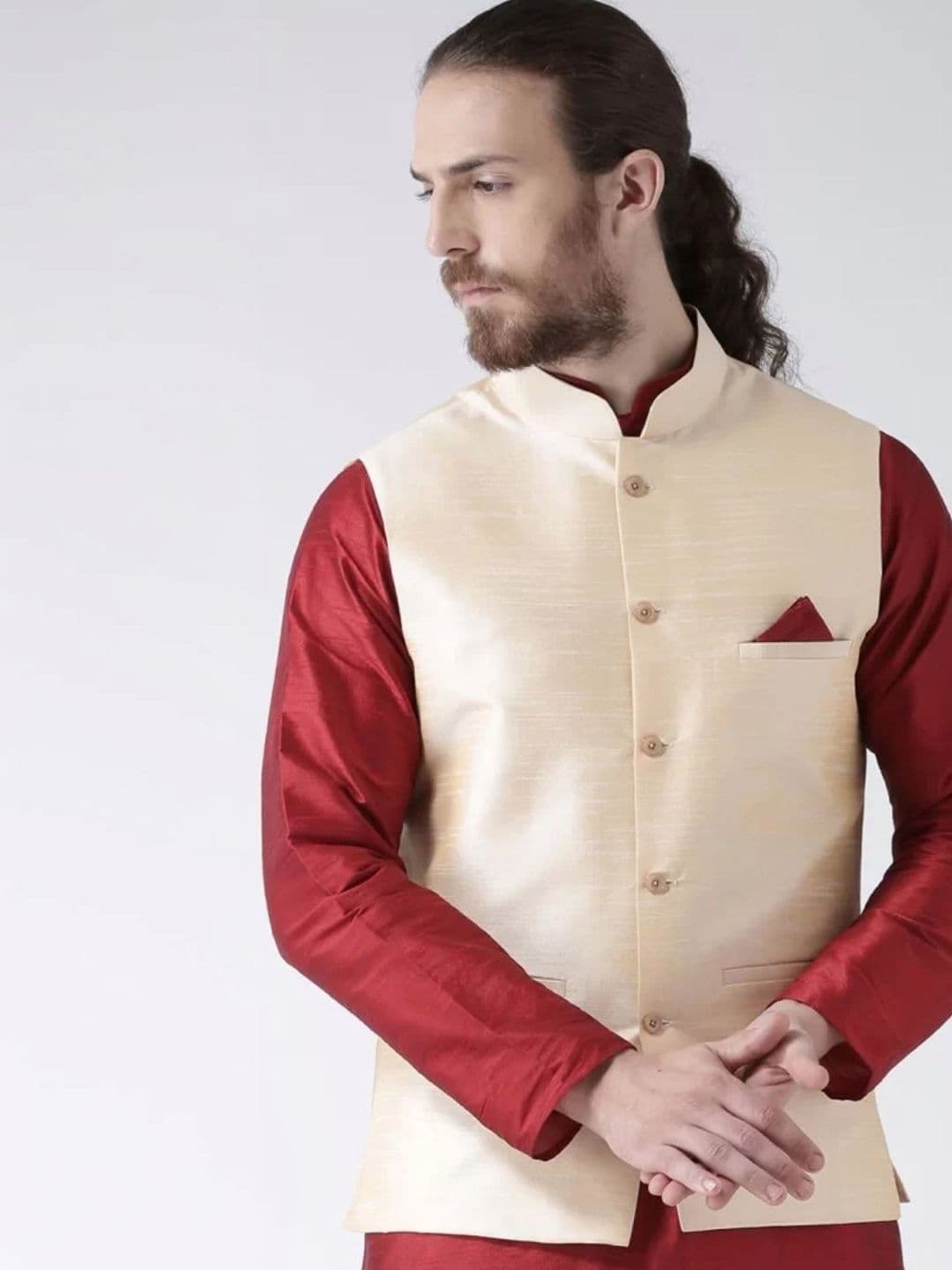 KUTUB FASHION Sleeveless Nehru Jackets - view 1