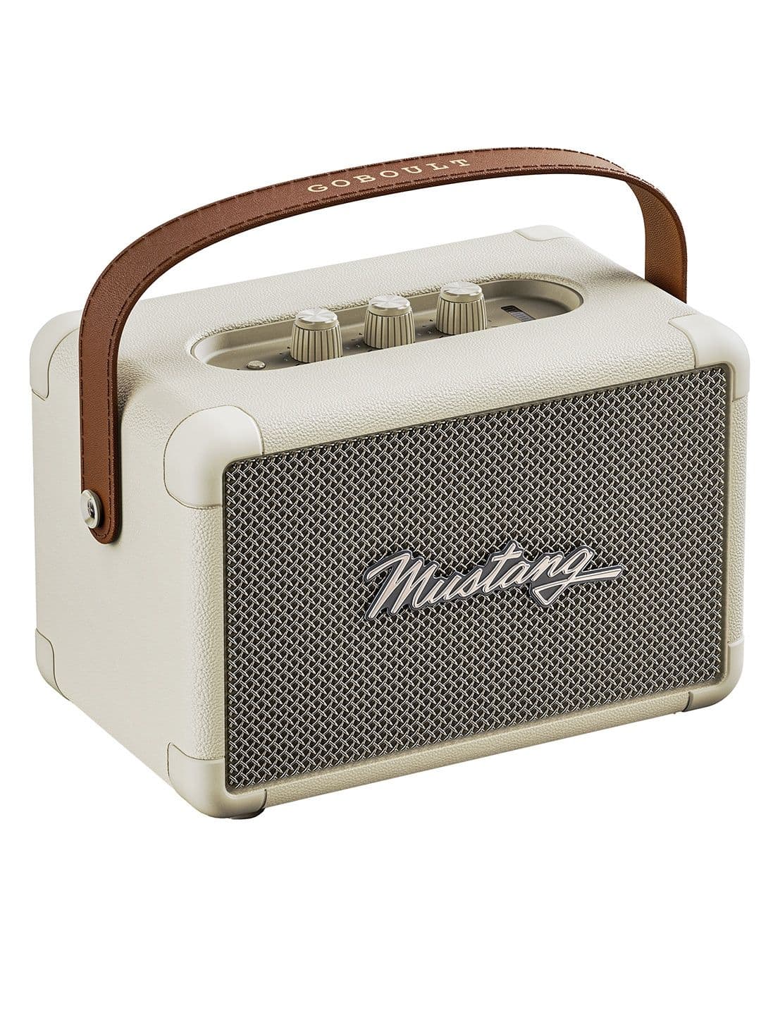 GOBOULT Mustang GT 40, Dual Drivers, Bass Radiator Speaker (Oxford White, Stereo Channel)