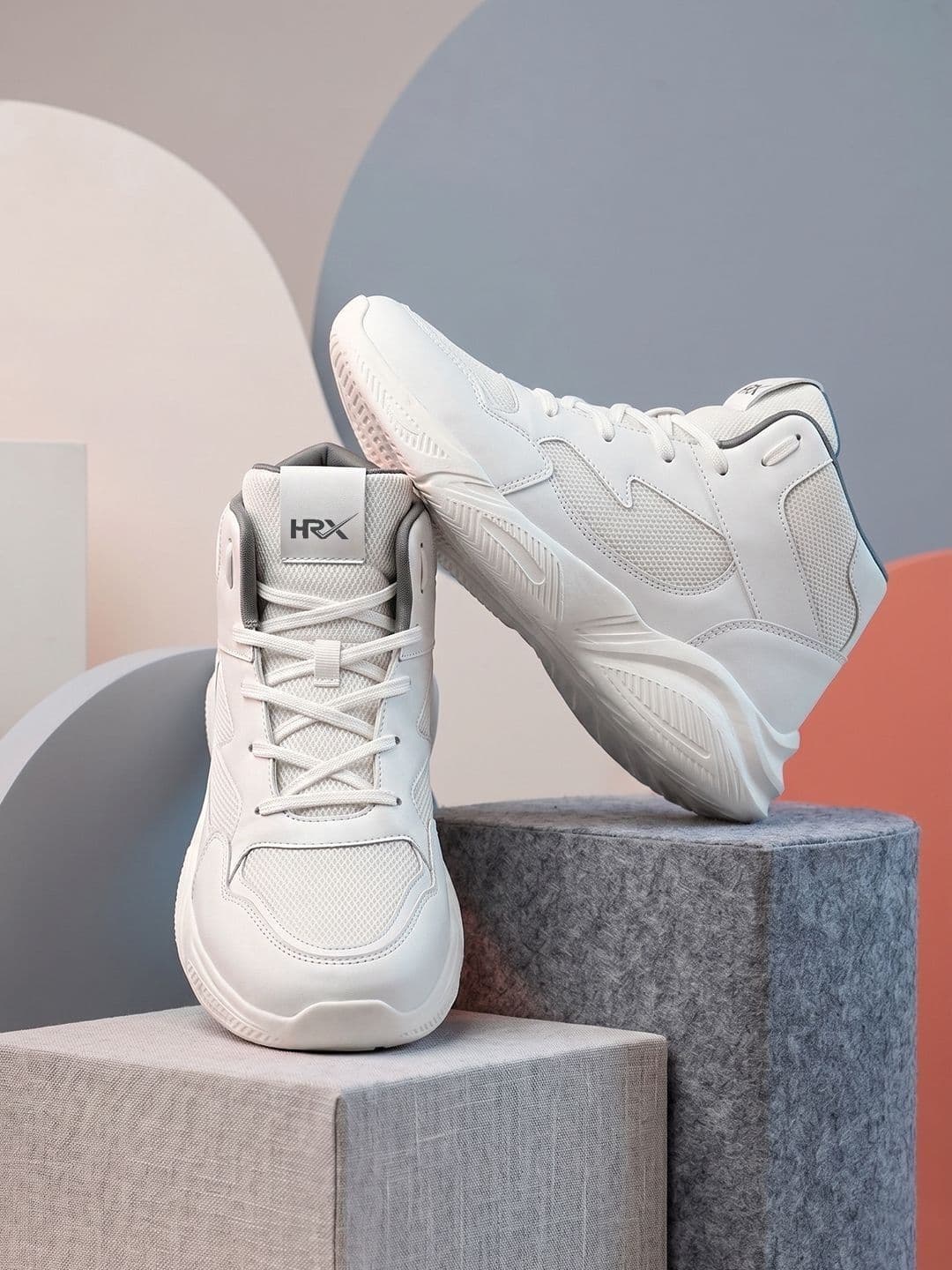 HRX by Hrithik Roshan Women Colourblocked High-Top Sneakers - view 1