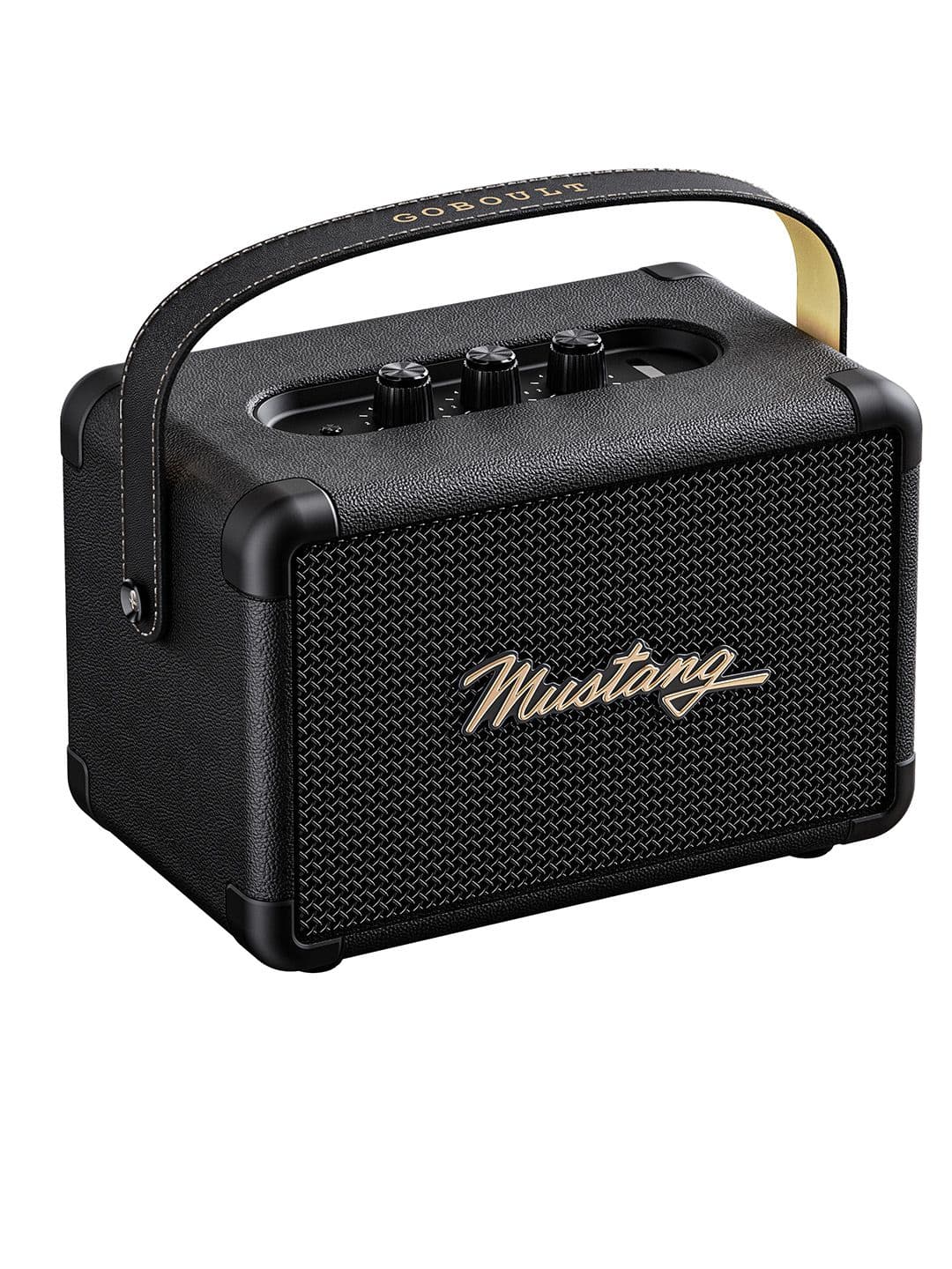 GOBOULT Mustang GT 40, Dual Drivers, Bass Radiator Speaker (Apex Black, Stereo Channel)