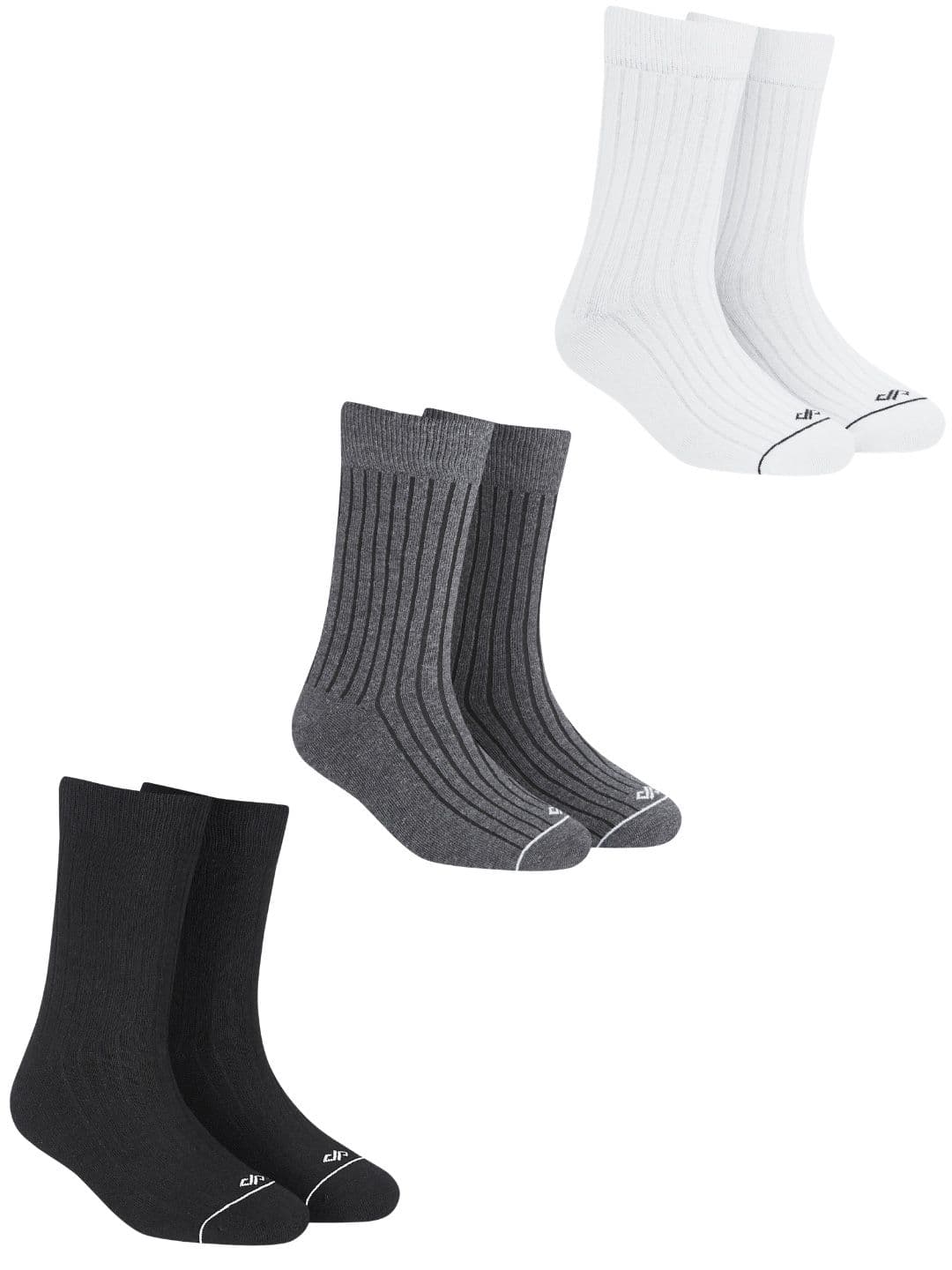 Dynamocks Unisex Pack Of 3 Calf-Length Socks - view 1