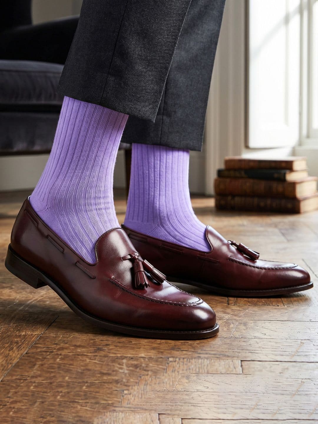 Dynamocks Unisex Solid Anti-Microbial Calf Length Socks - view 1