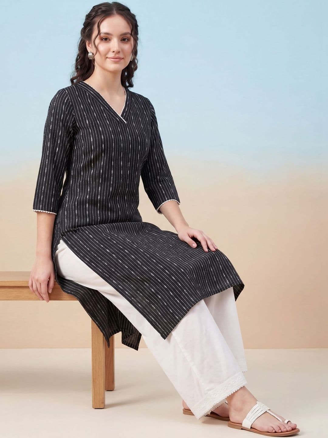 Indo Era Women Printed Kurta - view 1