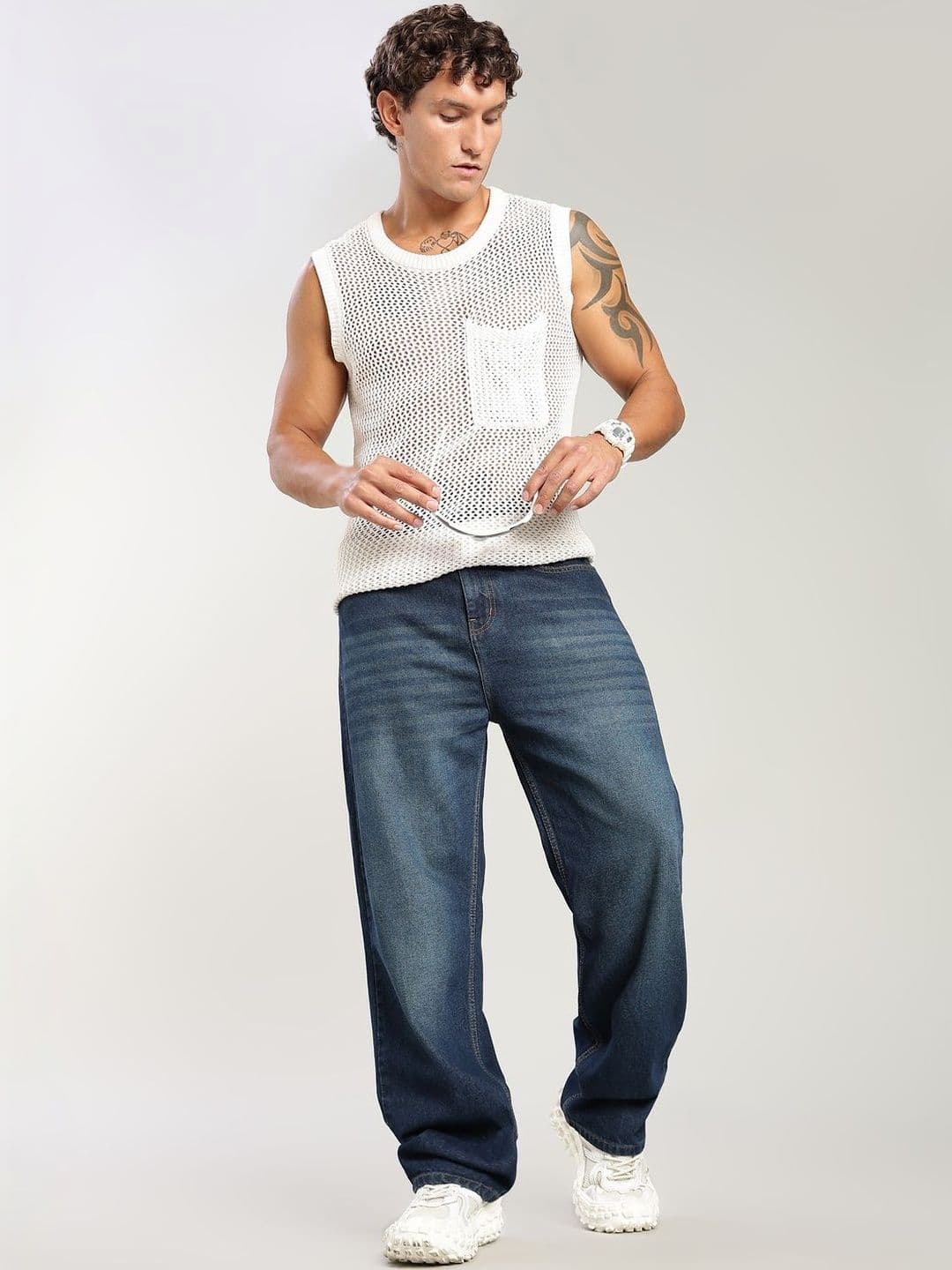 FOUL CHILD Men Light Fade Jeans - Baggy - view 1