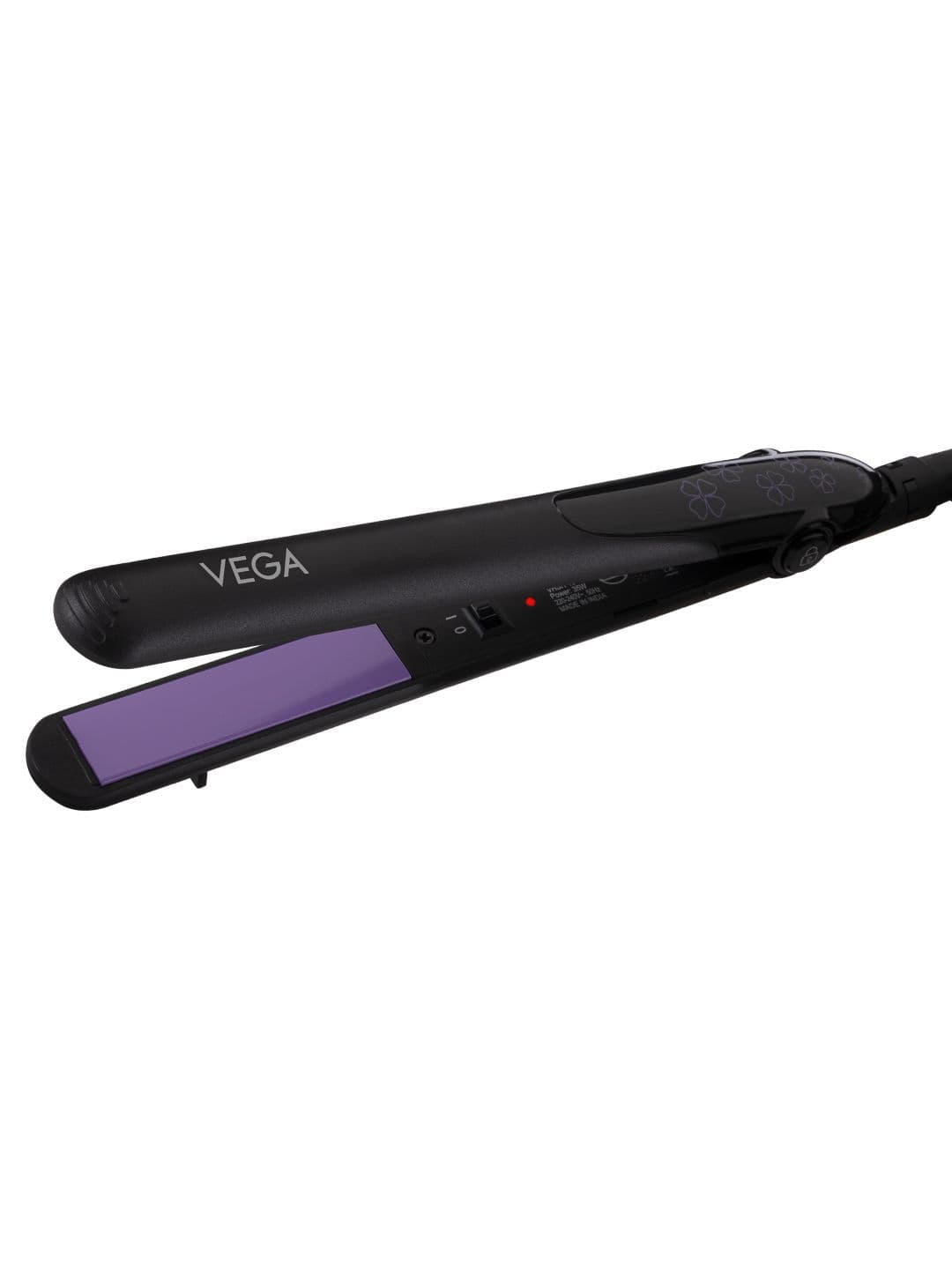 VEGA Adore VHSH-18N Hair Straightener with Ceramic Coated Plates & Quick Heat-Up - Purple - view 1