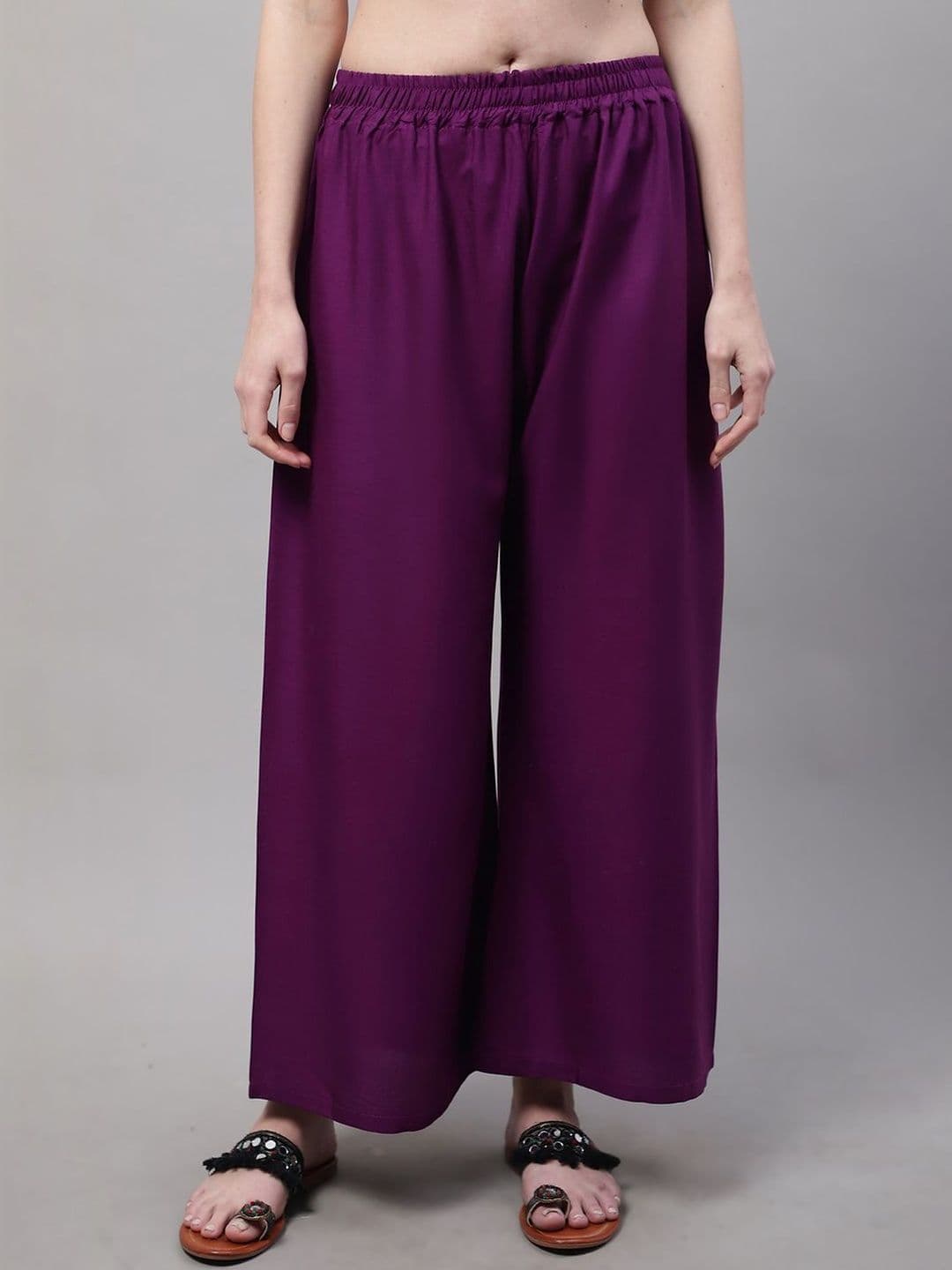 KALINI Women 2 Flared Ethnic Palazzos - view 1