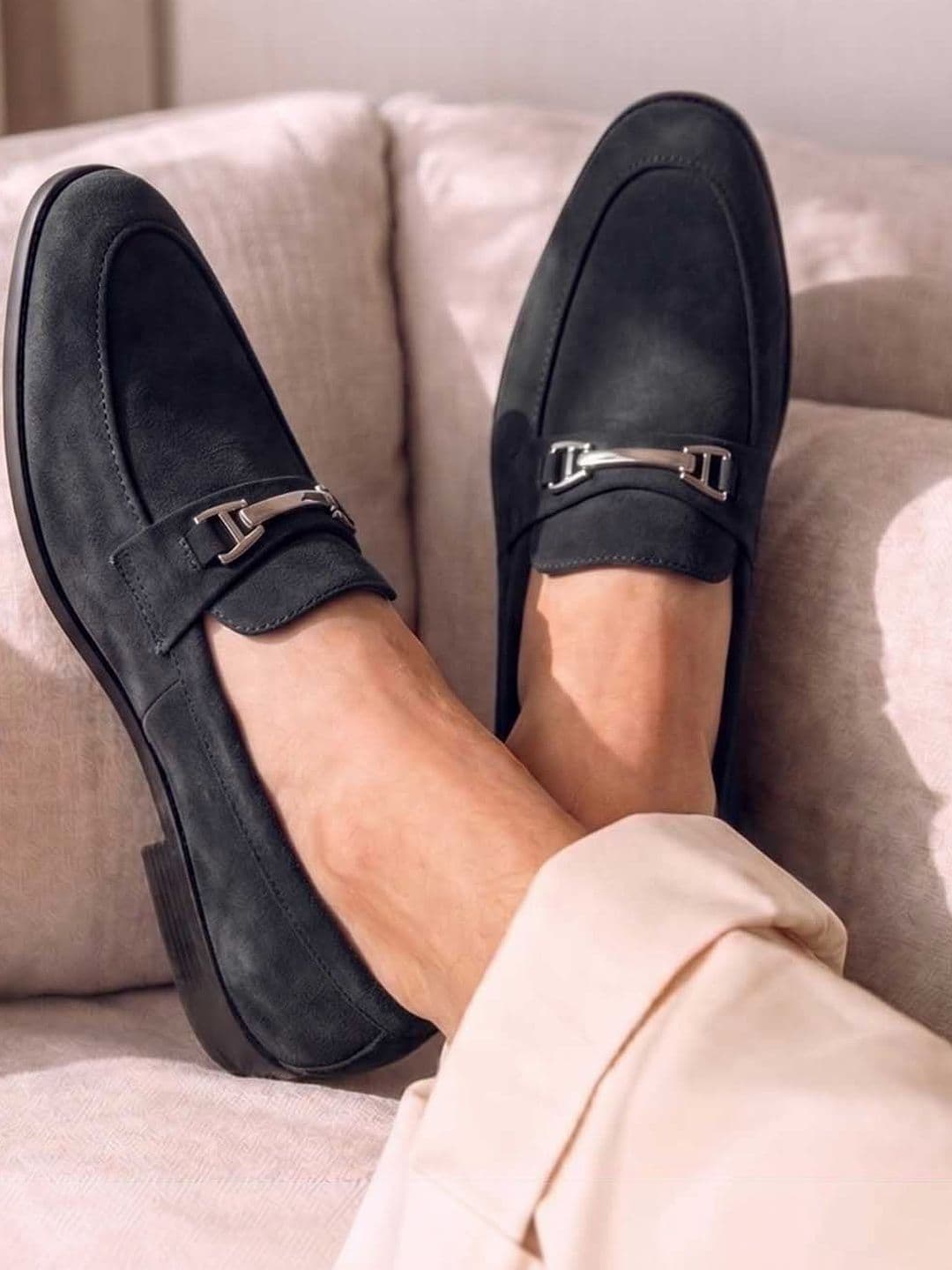 HERE&NOW Men Buckle Detailed Formal Loafers - view 1