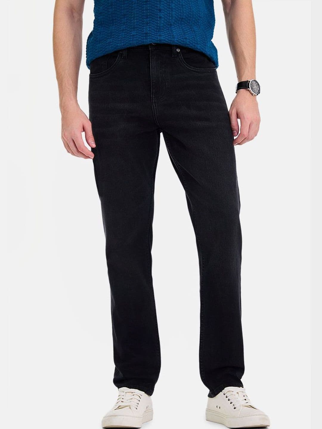 Snitch Black Mid-Rise Slim Fit Jeans - view 1